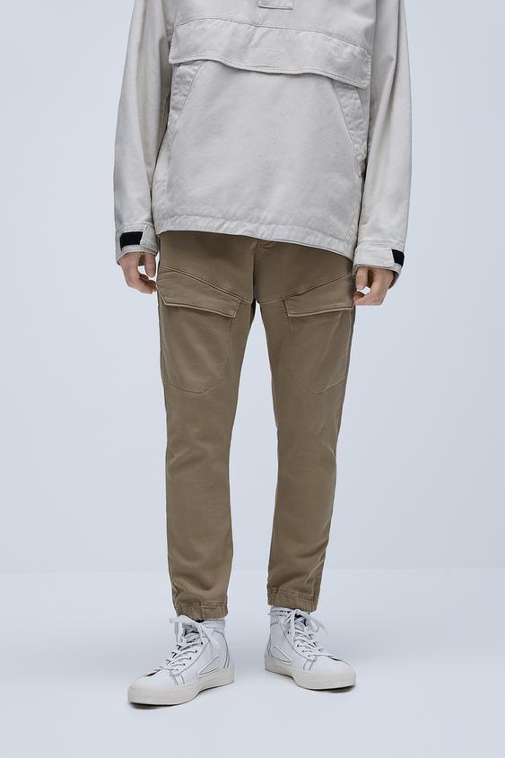 CELANA PANJANG CARGO SOFT DENIM ZARA Indonesia CELANA PANJANG CARGO SOFT DENIM ZARA Indonesia