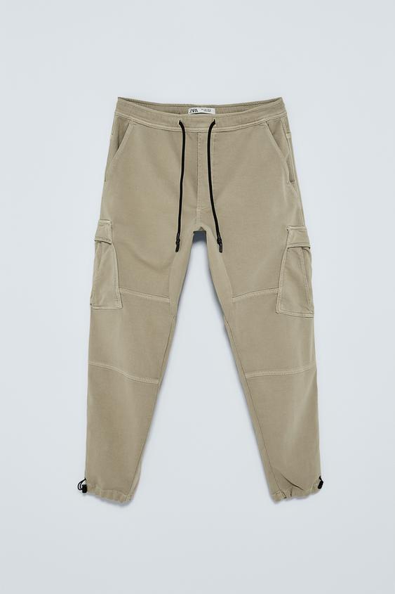 Zara JEAN CARGO SOFT - 05862461-V2020 jean cargo zara