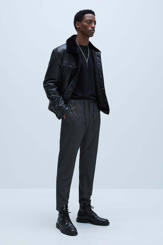 CELANA PANJANG PINGGANG JOGGER BERTEKSTUR ZARA Indonesia CELANA PANJANG PINGGANG JOGGER BERTEKSTUR ZARA Indonesia