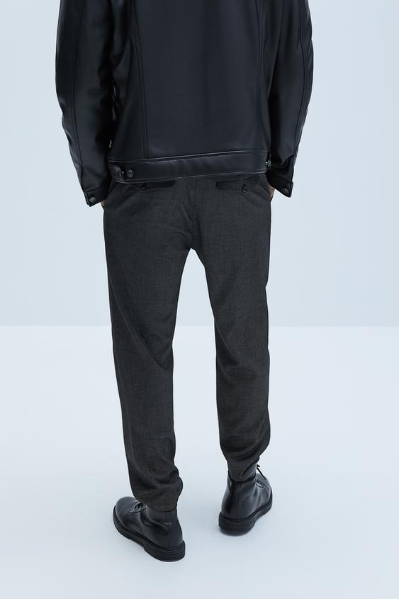 CELANA PANJANG PINGGANG JOGGER BERTEKSTUR ZARA Indonesia CELANA PANJANG PINGGANG JOGGER BERTEKSTUR ZARA Indonesia