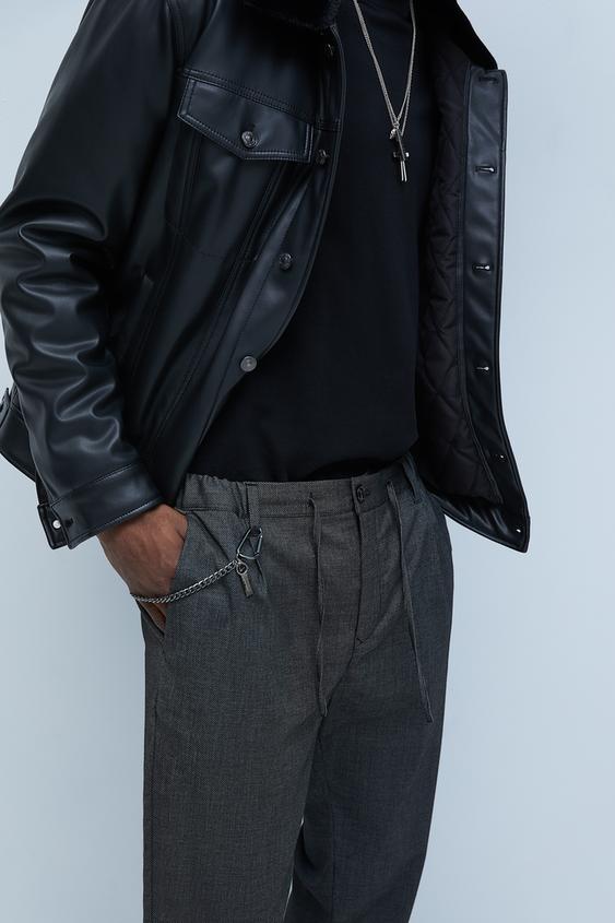 CELANA PANJANG PINGGANG JOGGER BERTEKSTUR ZARA Indonesia CELANA PANJANG PINGGANG JOGGER BERTEKSTUR ZARA Indonesia