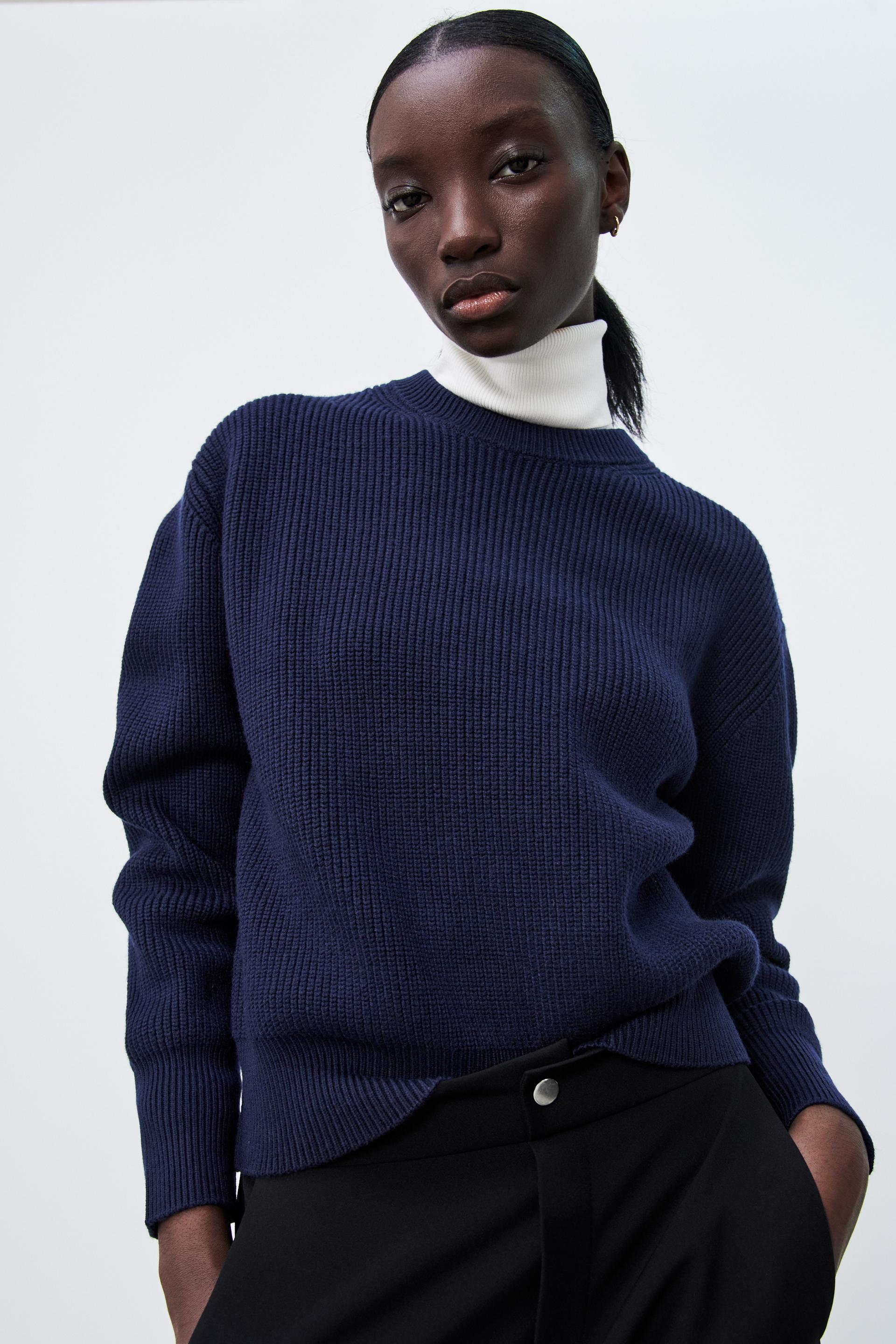 zara cuffed trousers