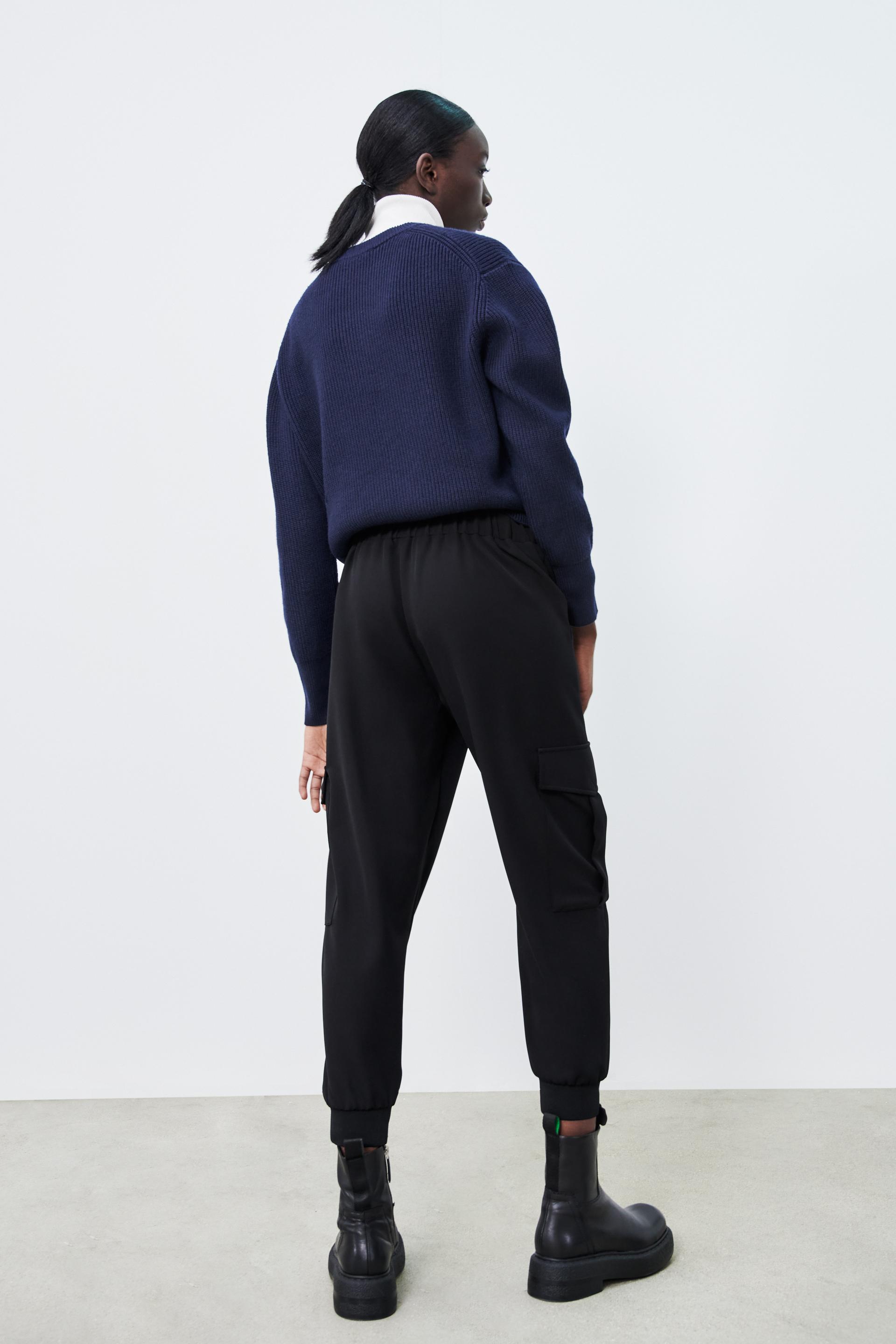 zara cuffed joggers