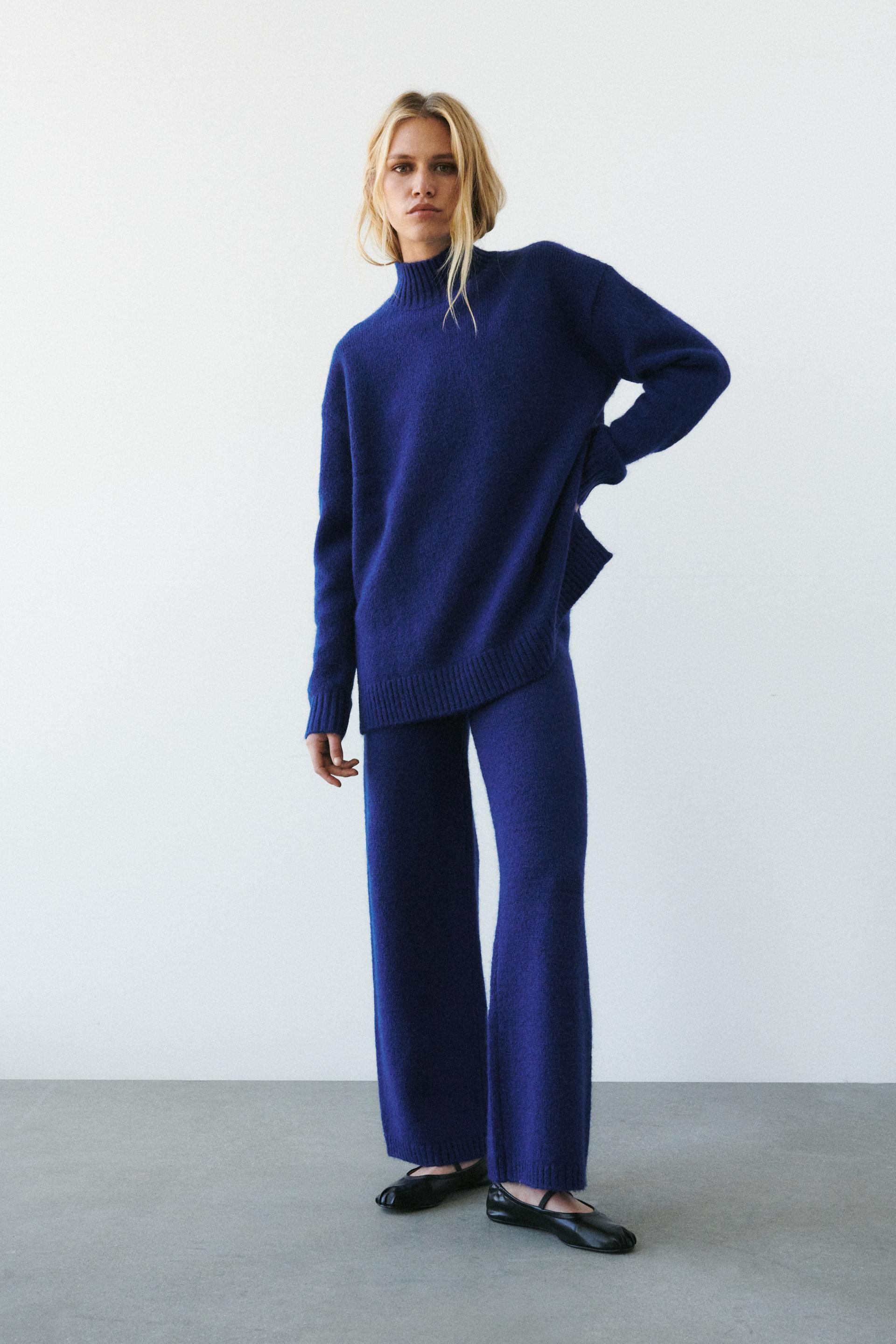 Zara OVERSIZED KNIT SWEATER 146007098401