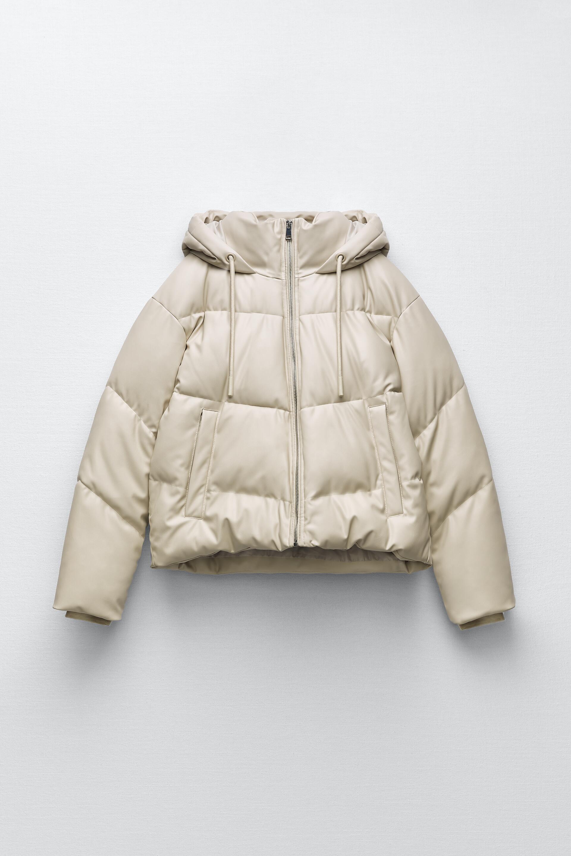 Zara puffer beige Clearance