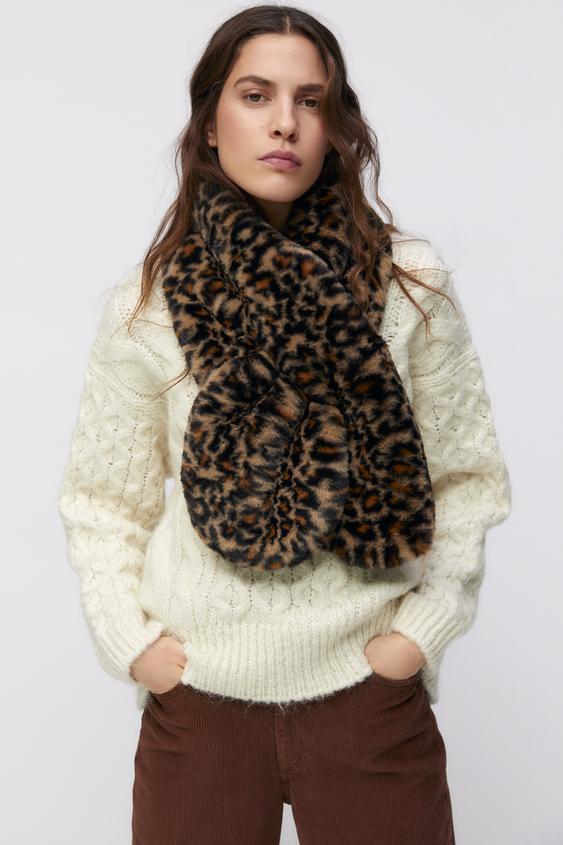 Modalite.net - Zara FAUX FUR STOLE - 123854065-051-3
