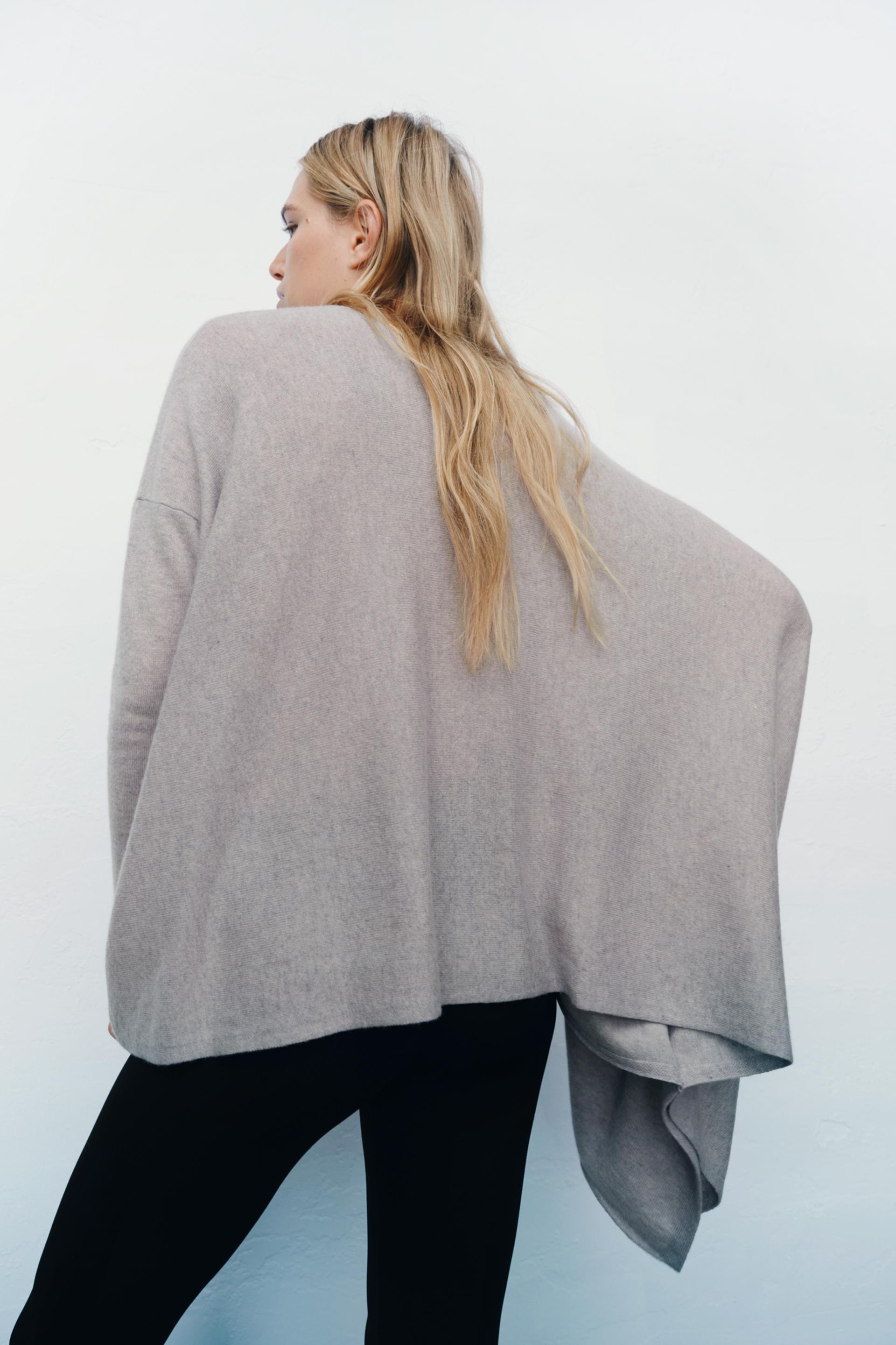 Zara MINI FLARED KNIT PANTS 128874039800