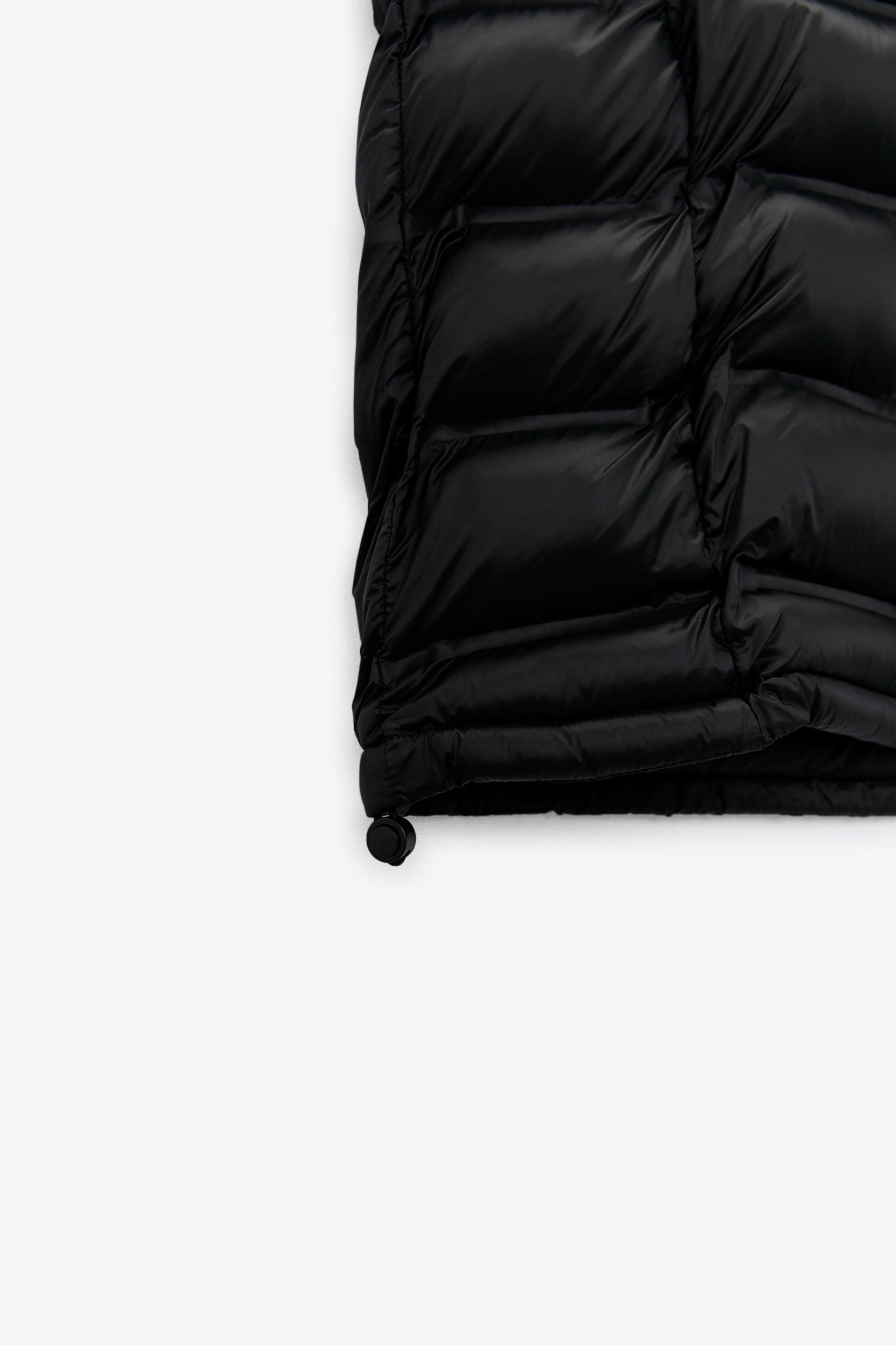 Zara PACKABLE WATER REPELLENT PUFFER VEST 153713941800