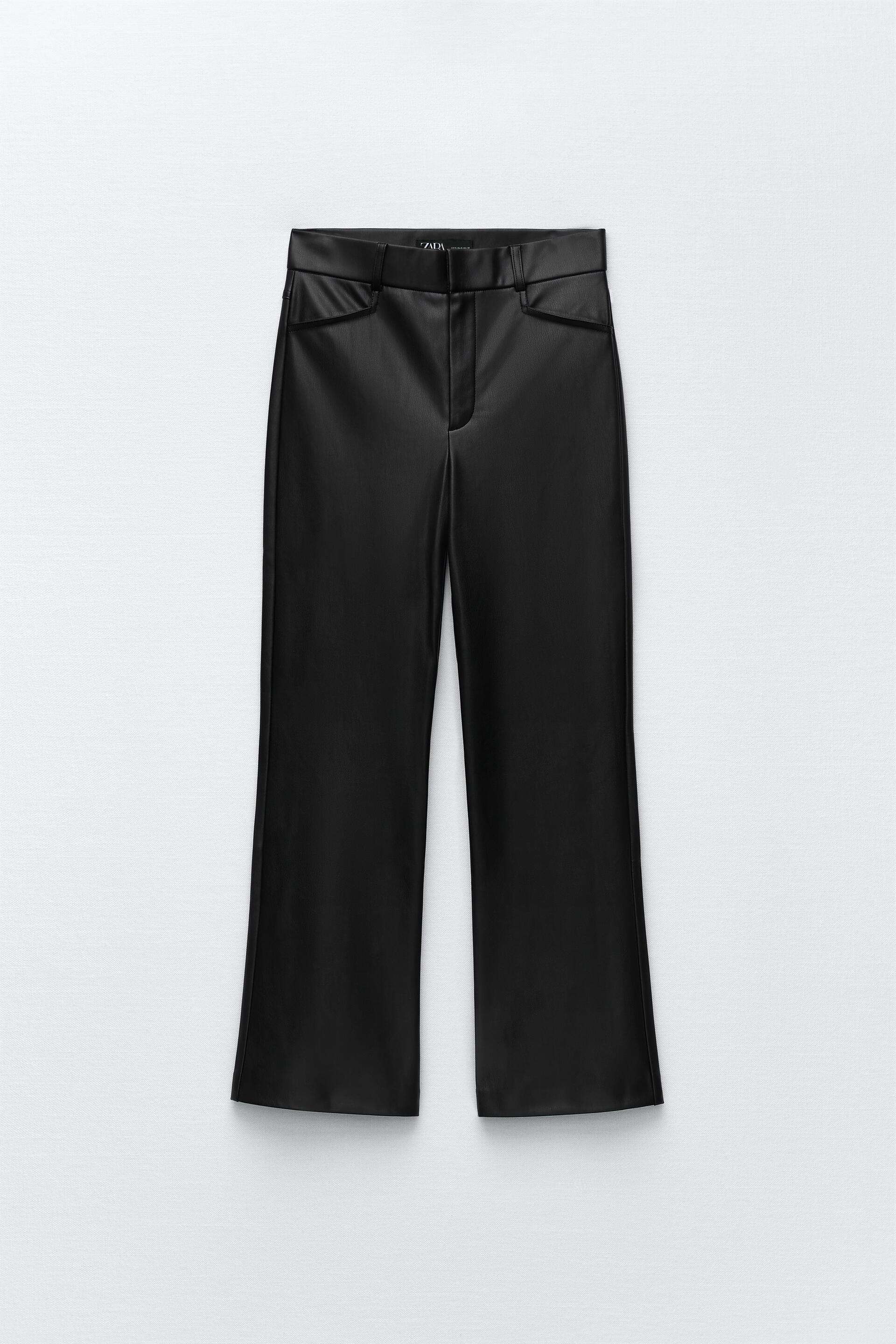 zara flared leggings