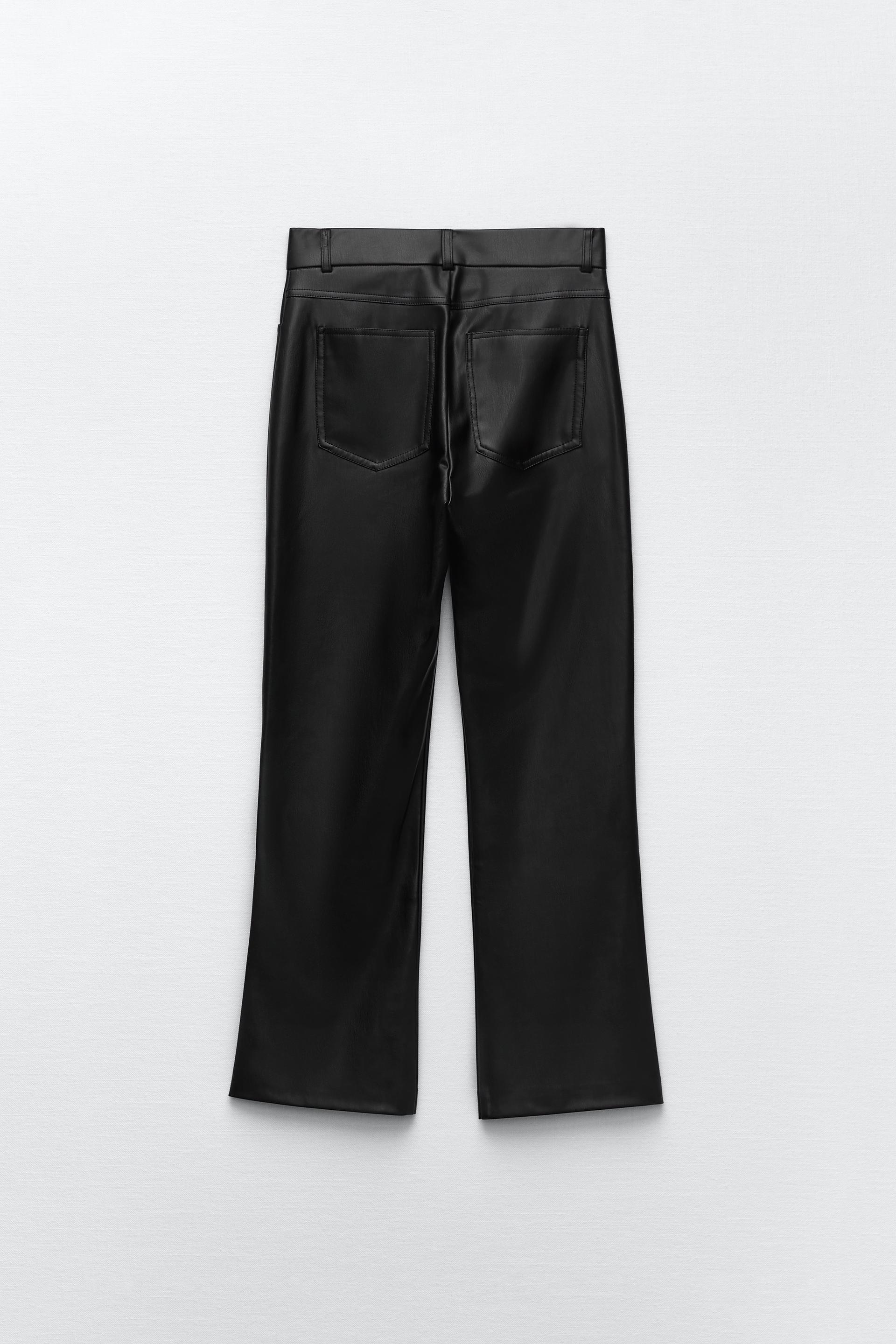 zara flared leggings