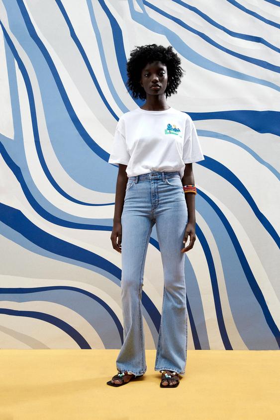 zara the skinny flare