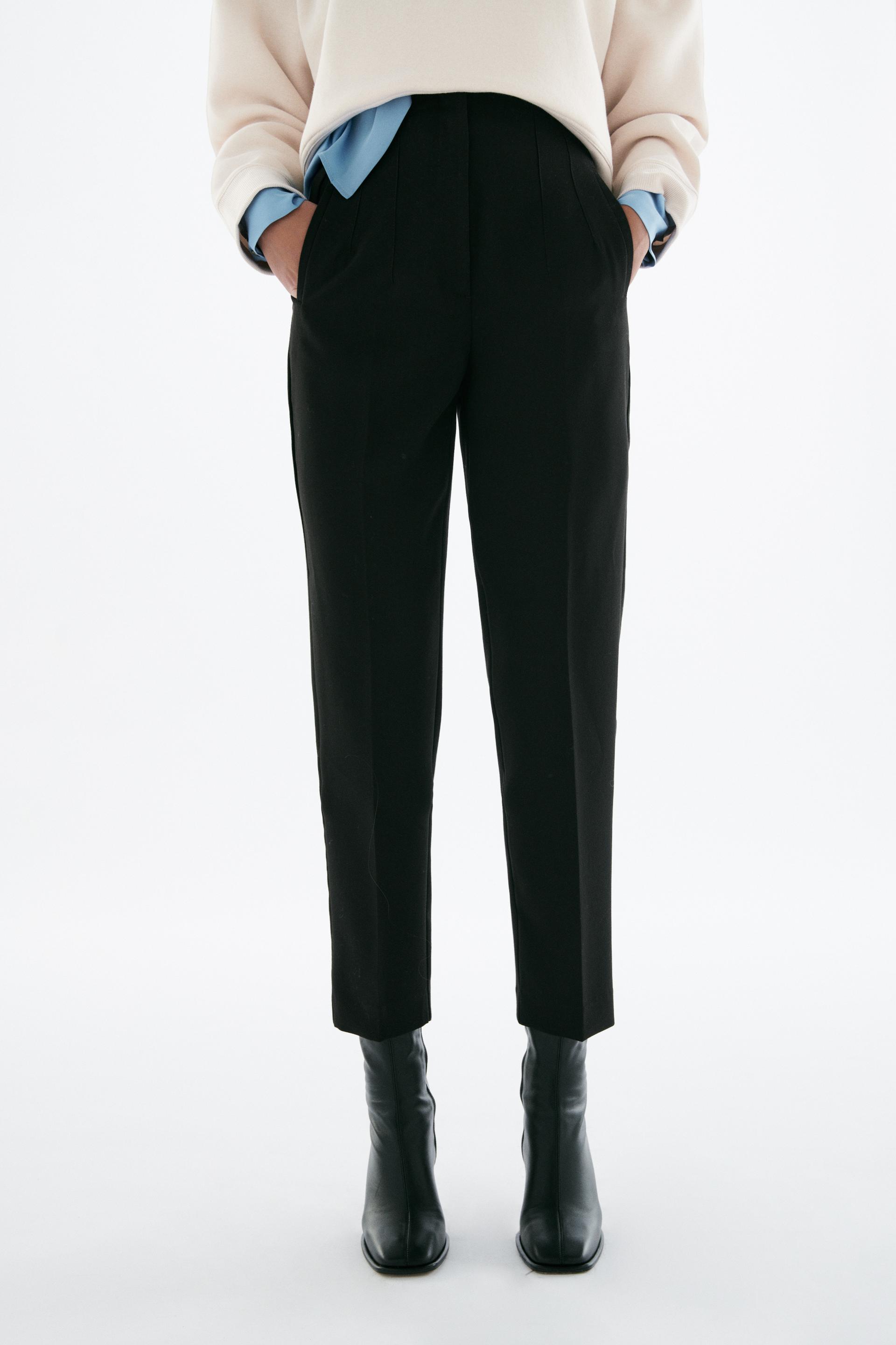 zara high waisted pants