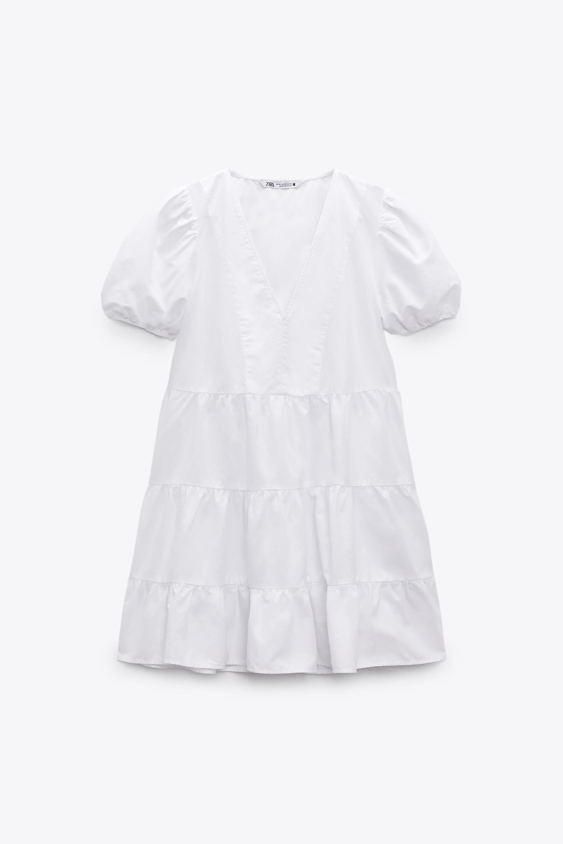 Tiered dress zara Clearance