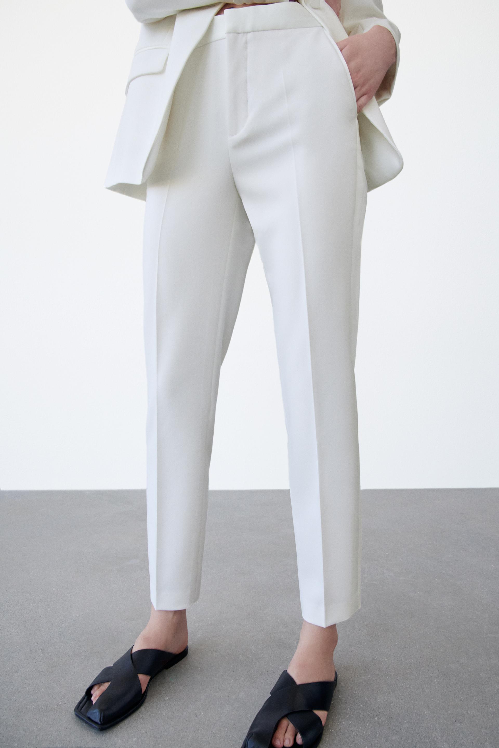 zara cigarette pants