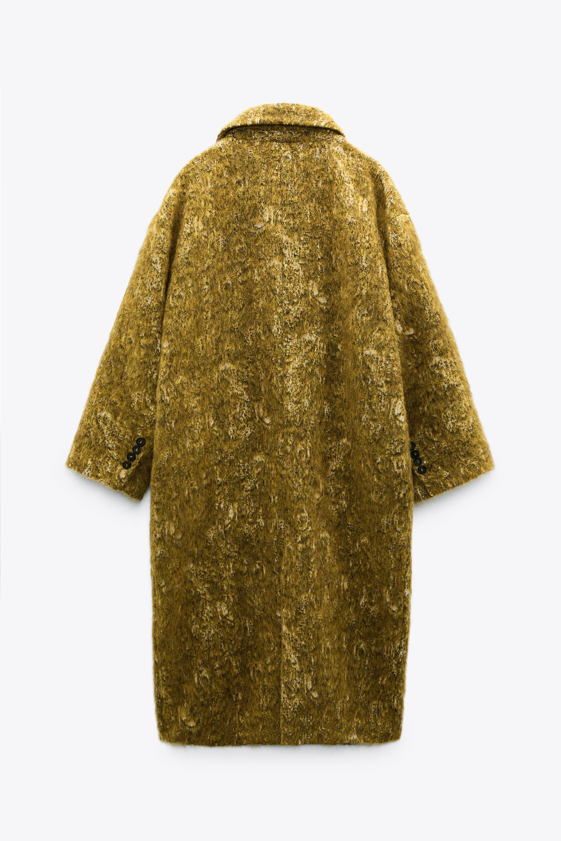 Zara JACQUARD COAT LIMITED EDITION 139866825510