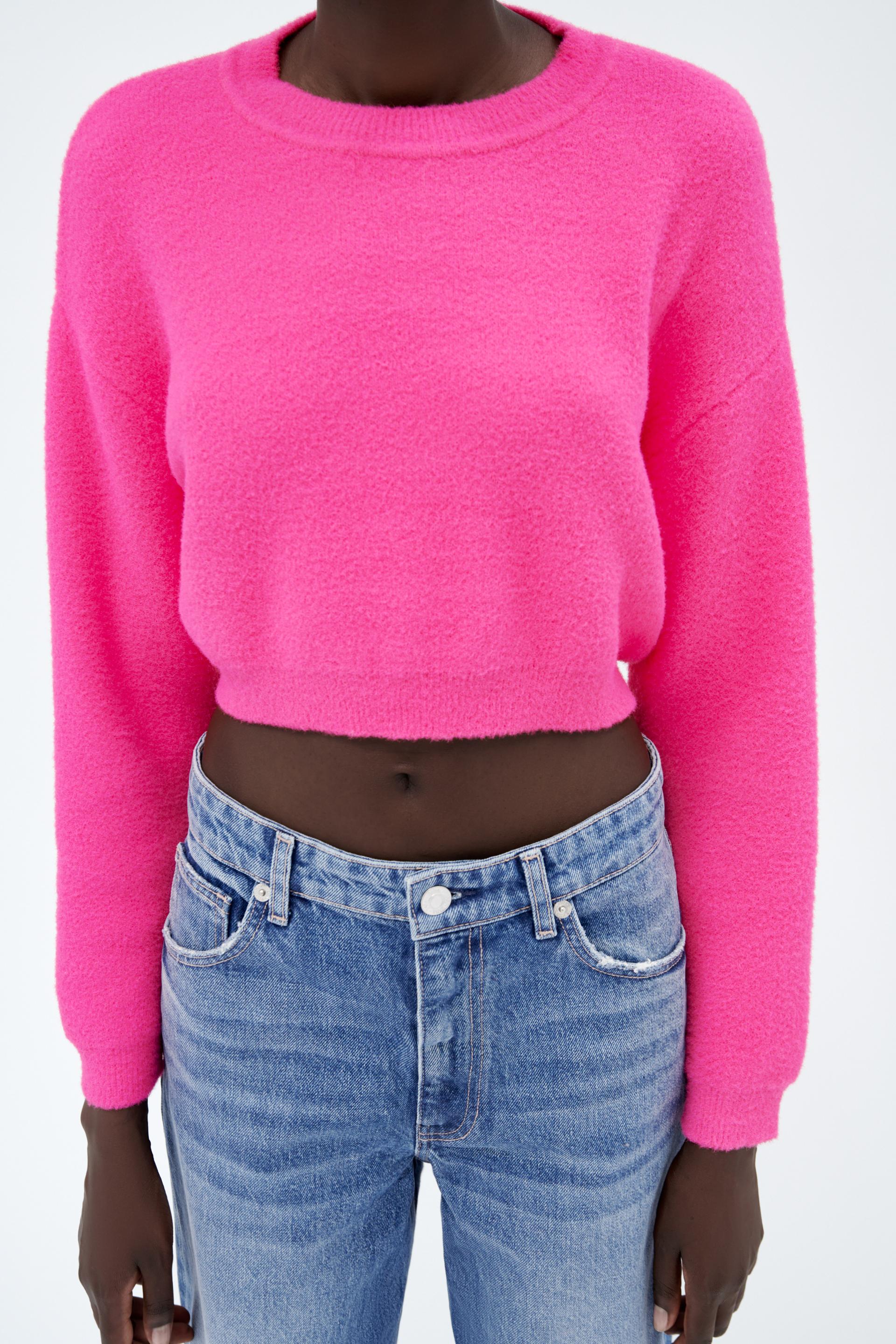 Zara SOFT FEEL KNIT SWEATER 135327282640