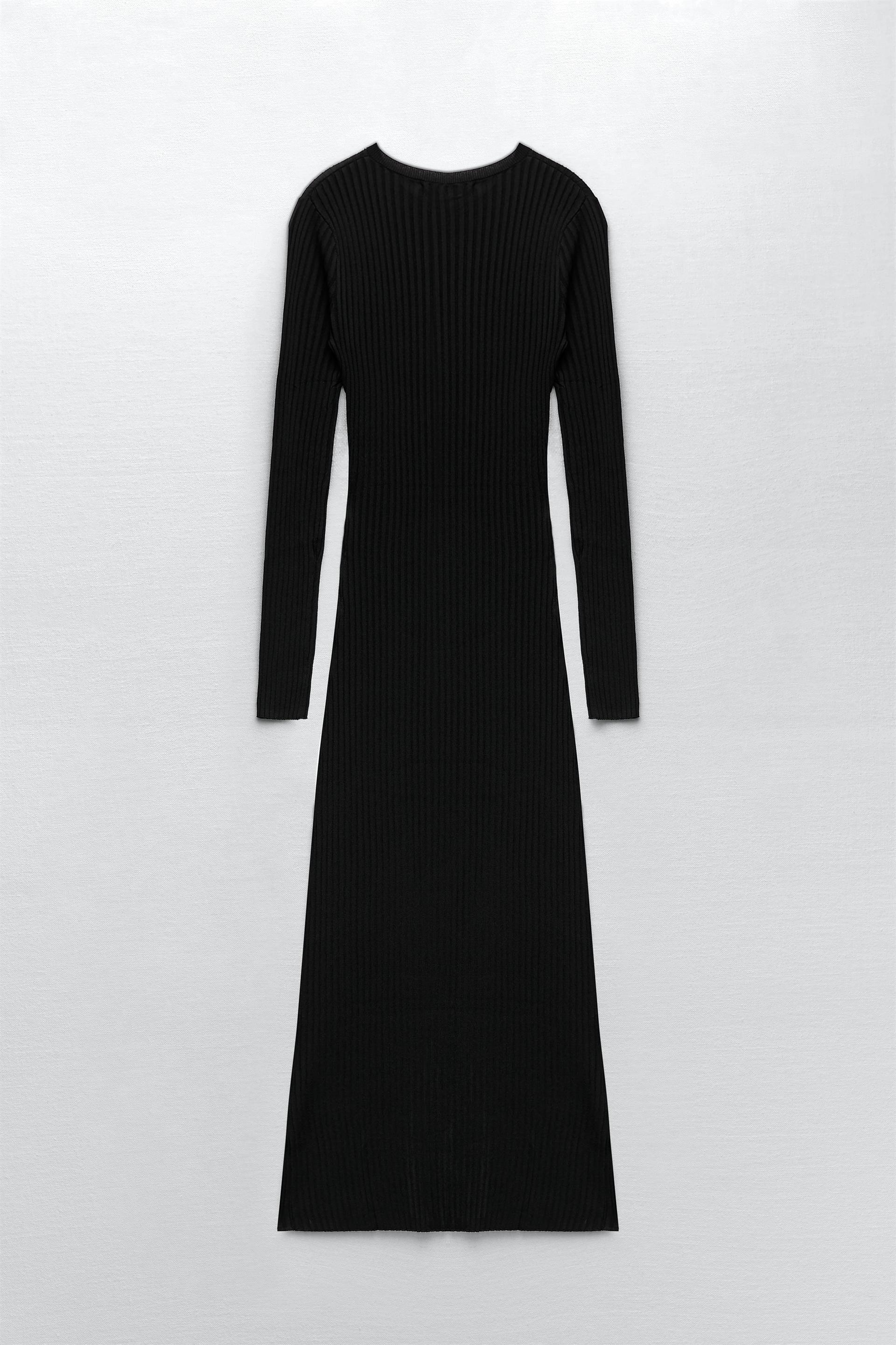 Modalite Zara RIBBED KNIT MIDI DRESS 108927601 800 