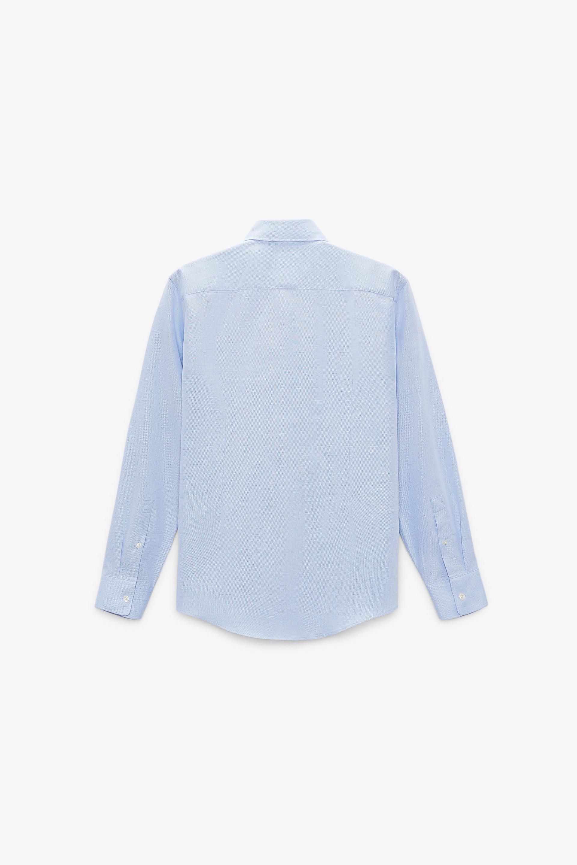 easy care textured shirt