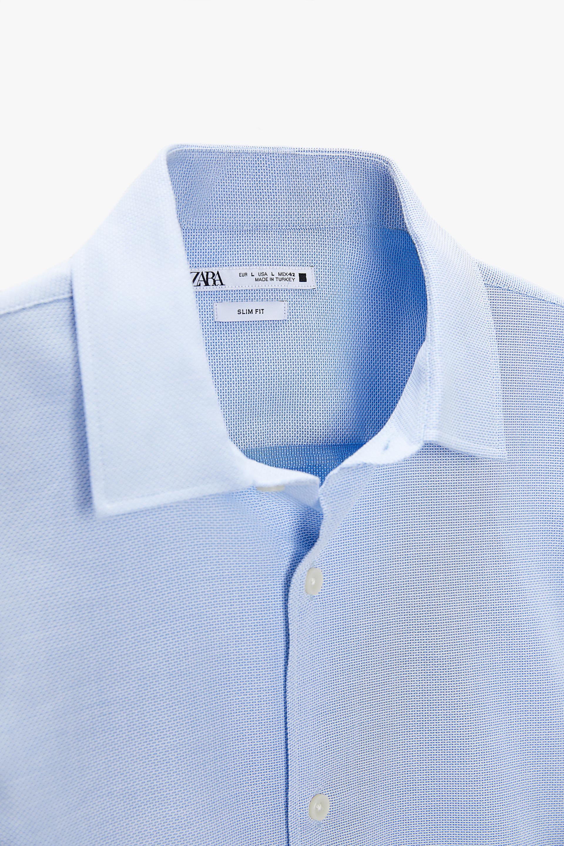 easy care textured shirt