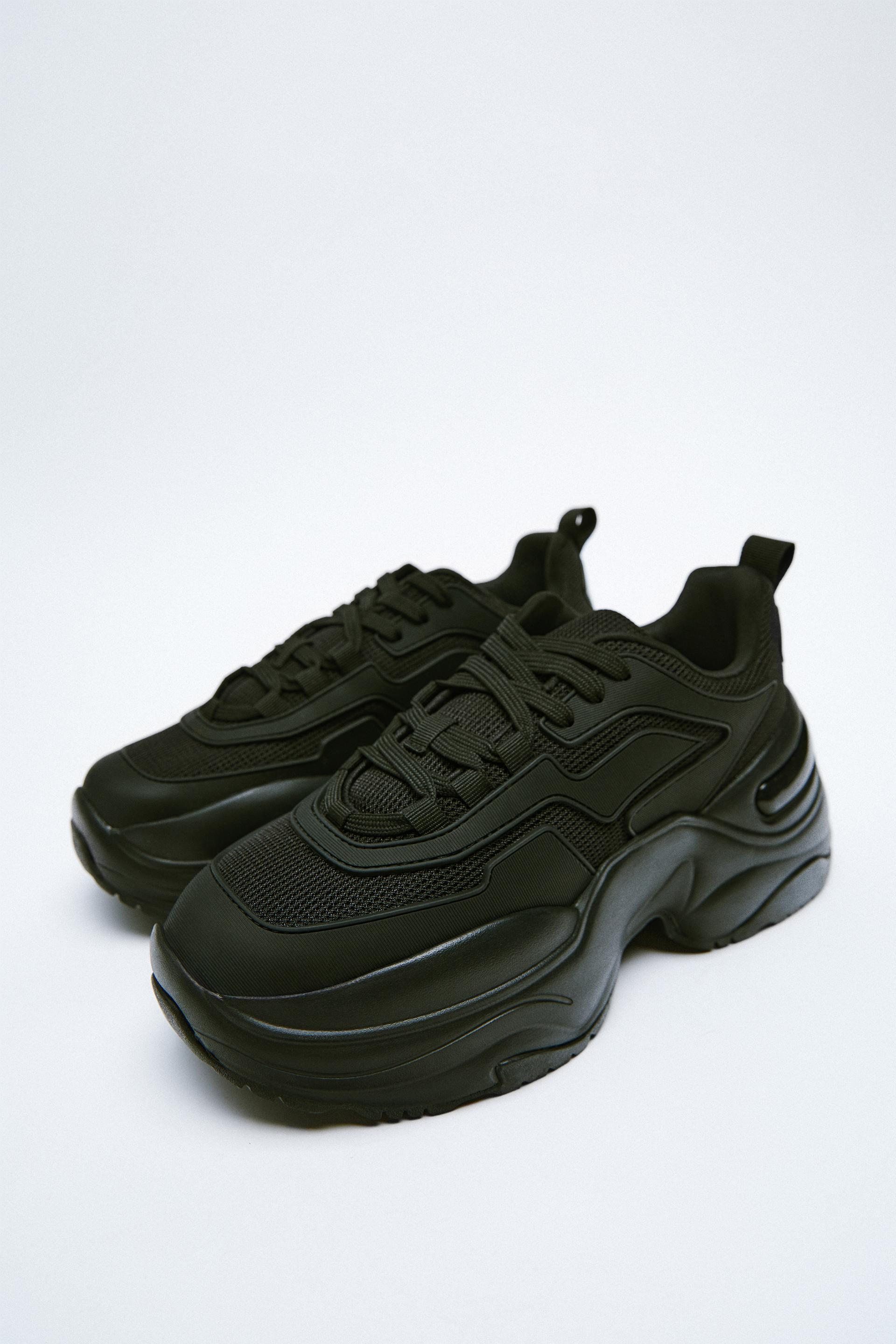 color platform sneakers