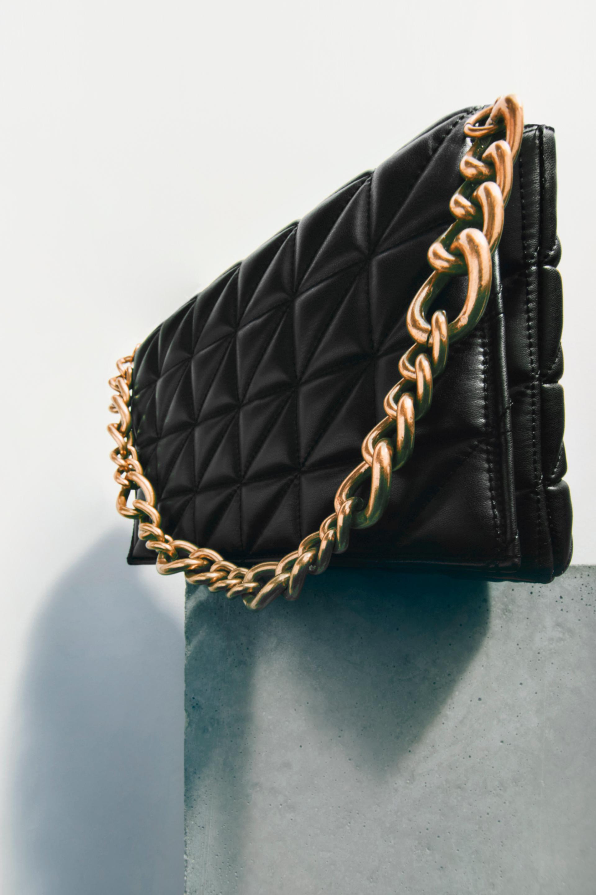 zara quilted backpack