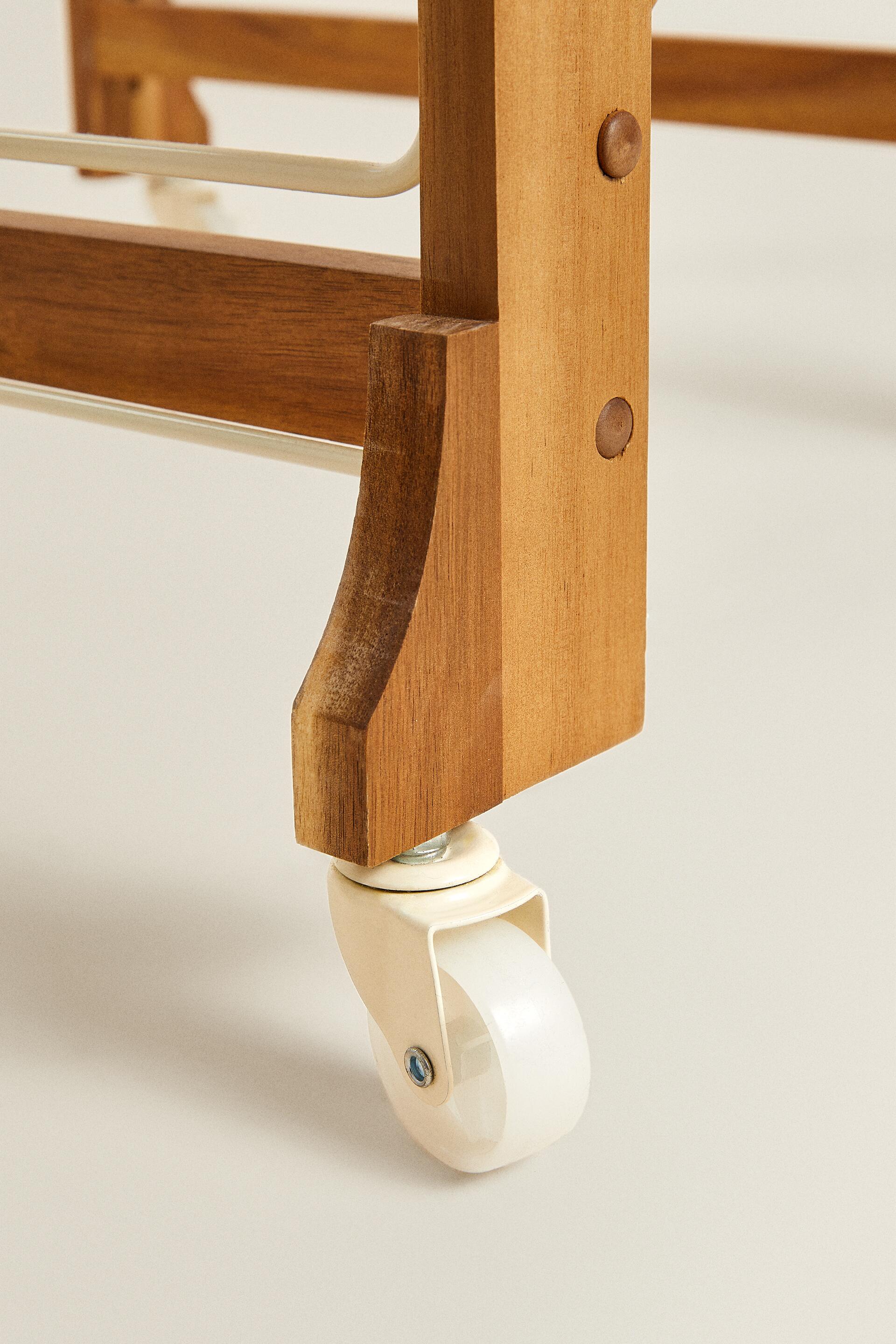 Zara Racking Zara Folding Wooden And Metal Clothes Drying Rack - Big Apple Buddy