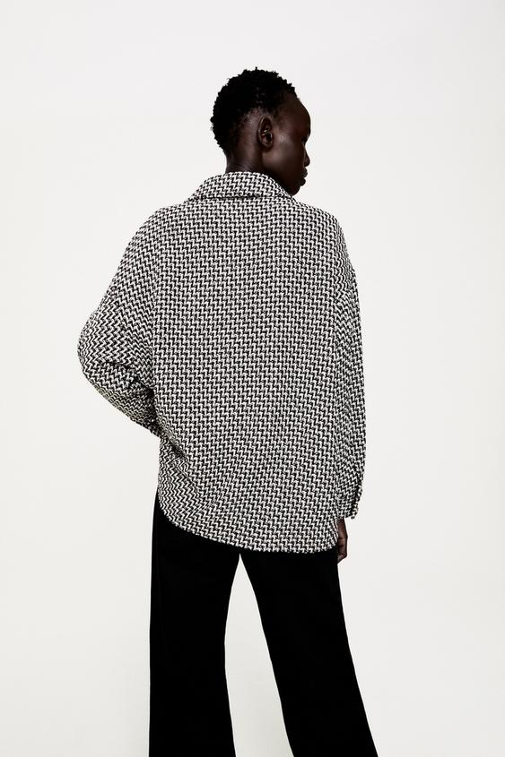 SURCHEMISE STRUCTURÃ?E | ZARA Andorre surchemise tweed zara