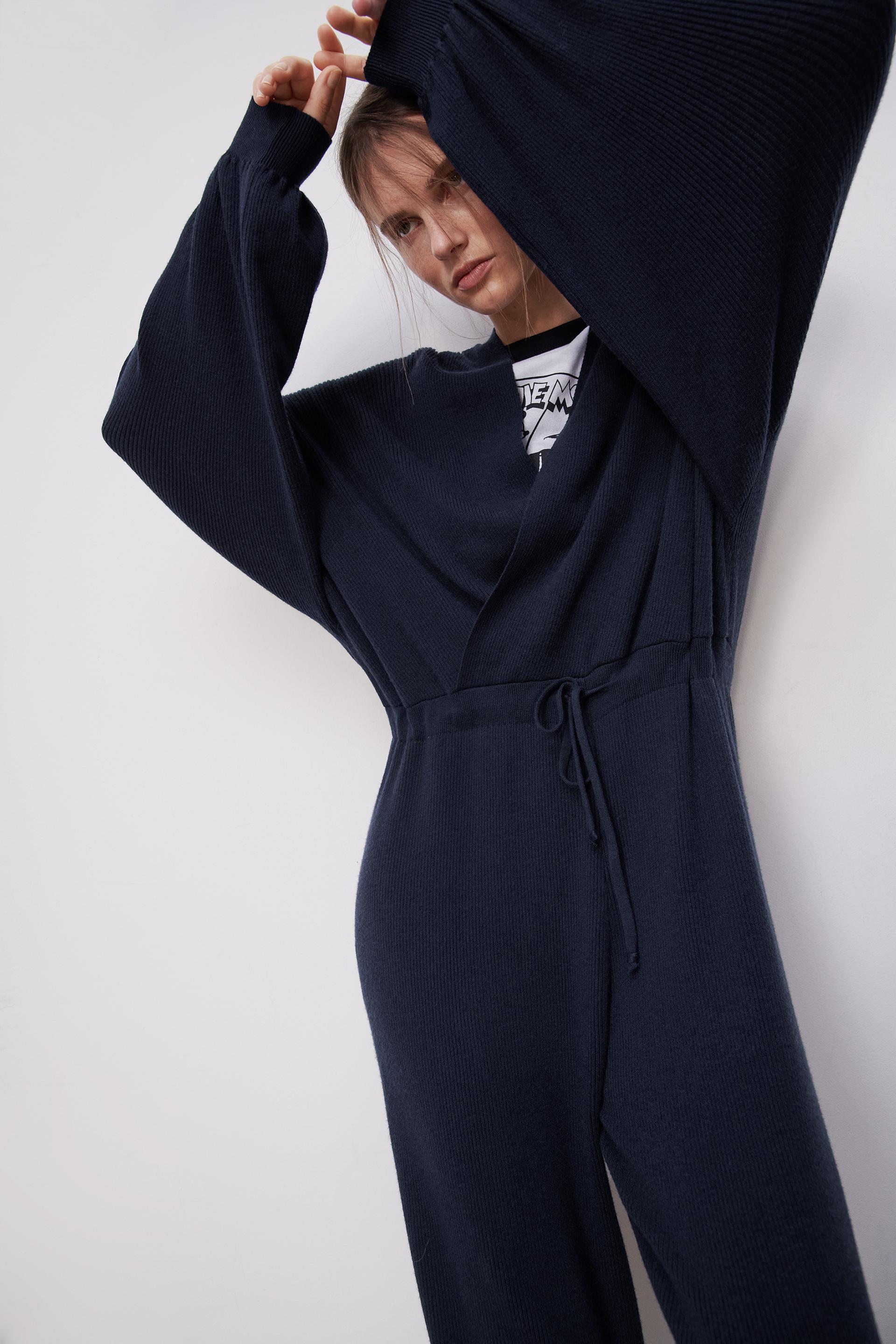 Zara KNIT JUMPSUIT 78483036401