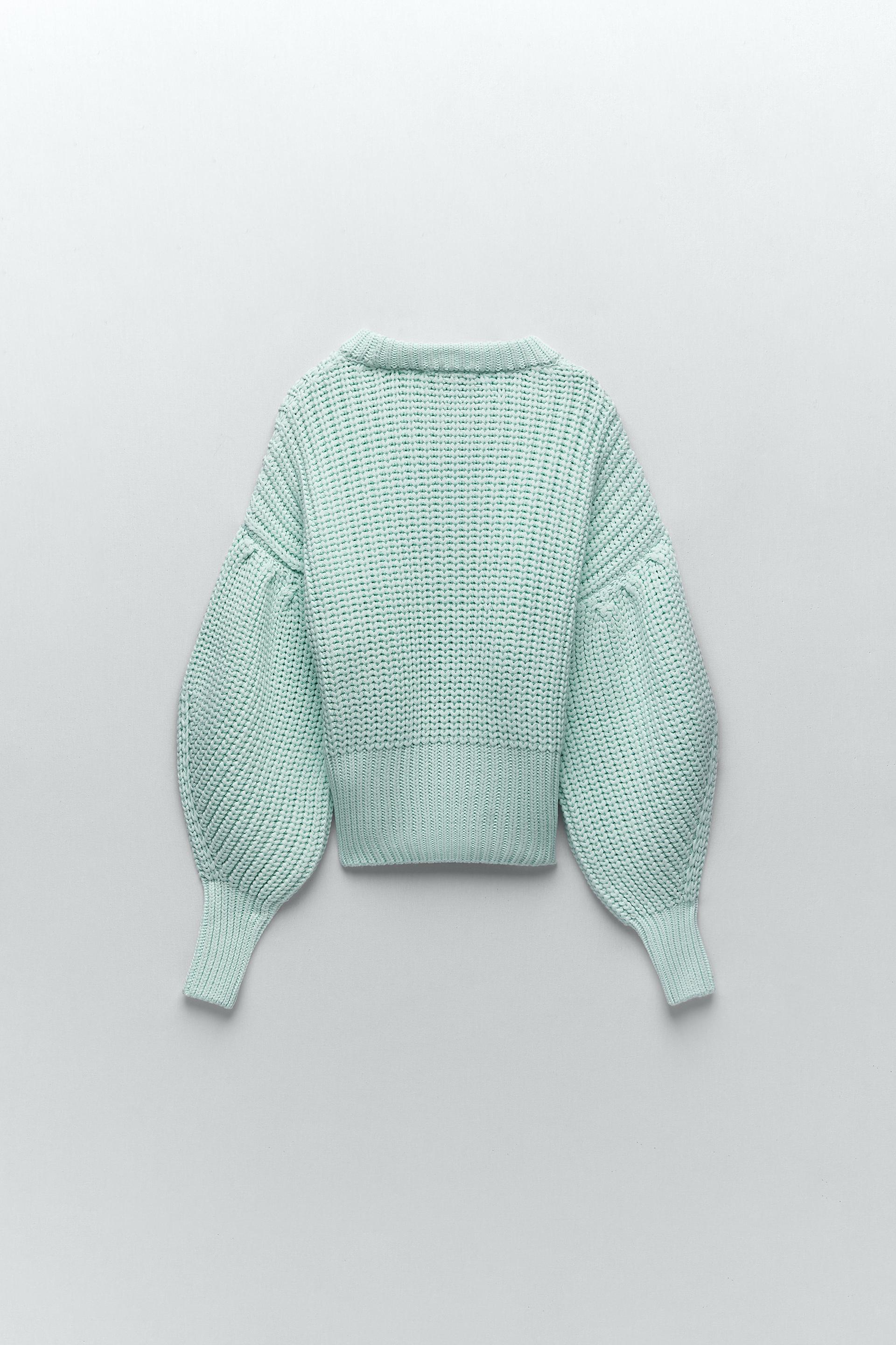 Zara PURLKNIT SWEATER 99424821537