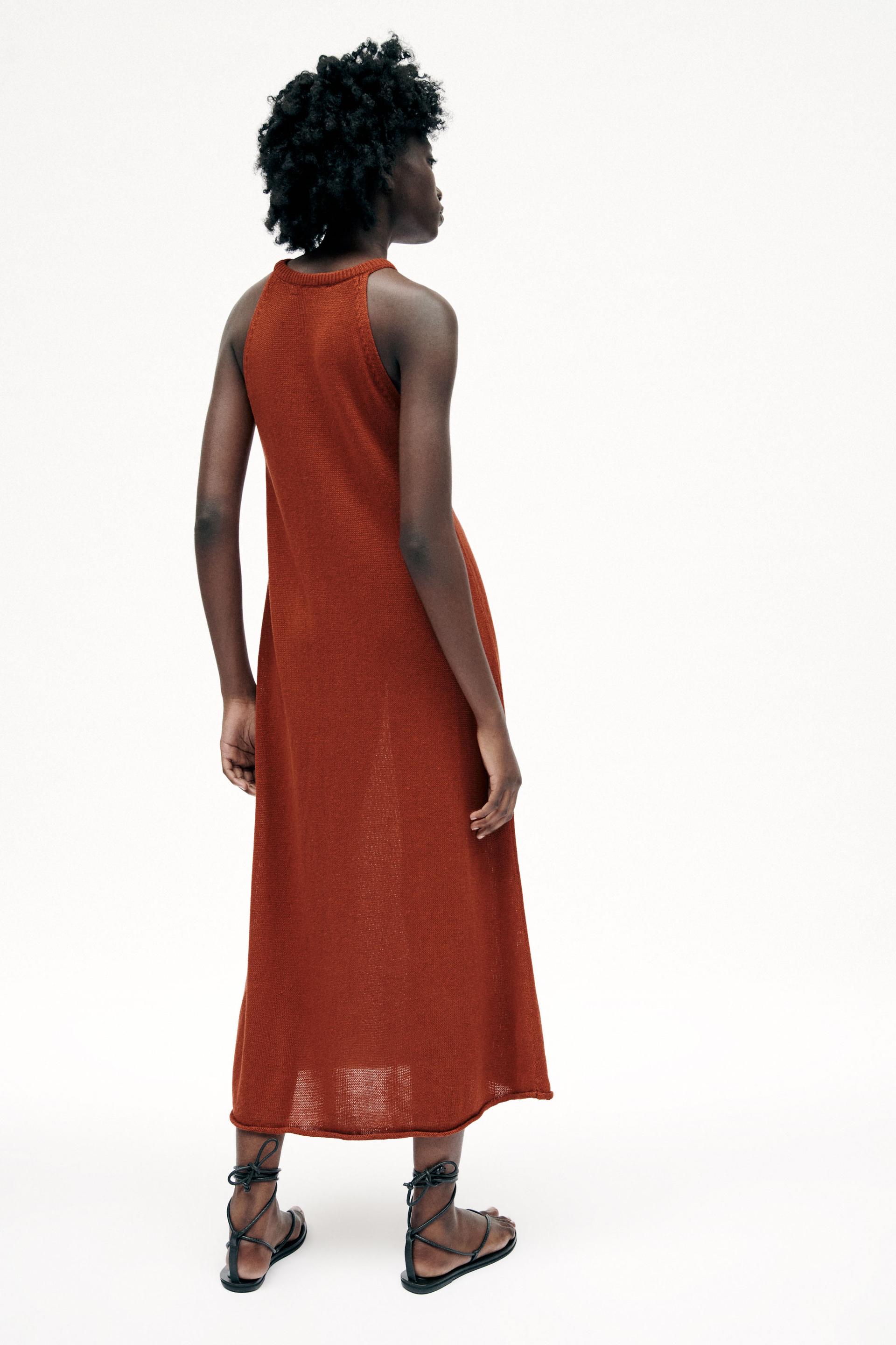 Zara KNIT MIDI DRESS 113522397670