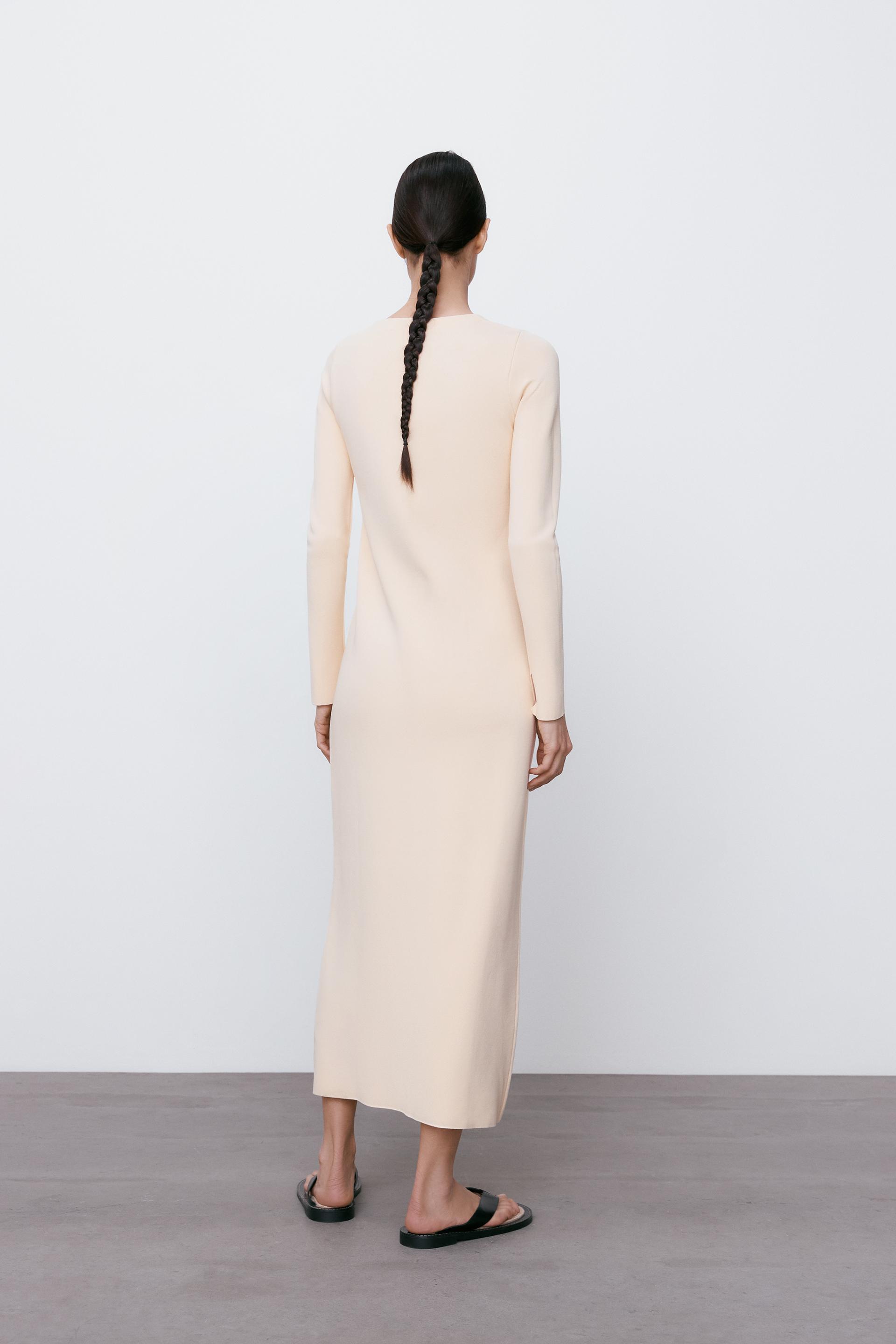 Zara LONG KNIT DRESS LIMITED EDITION 101170507712