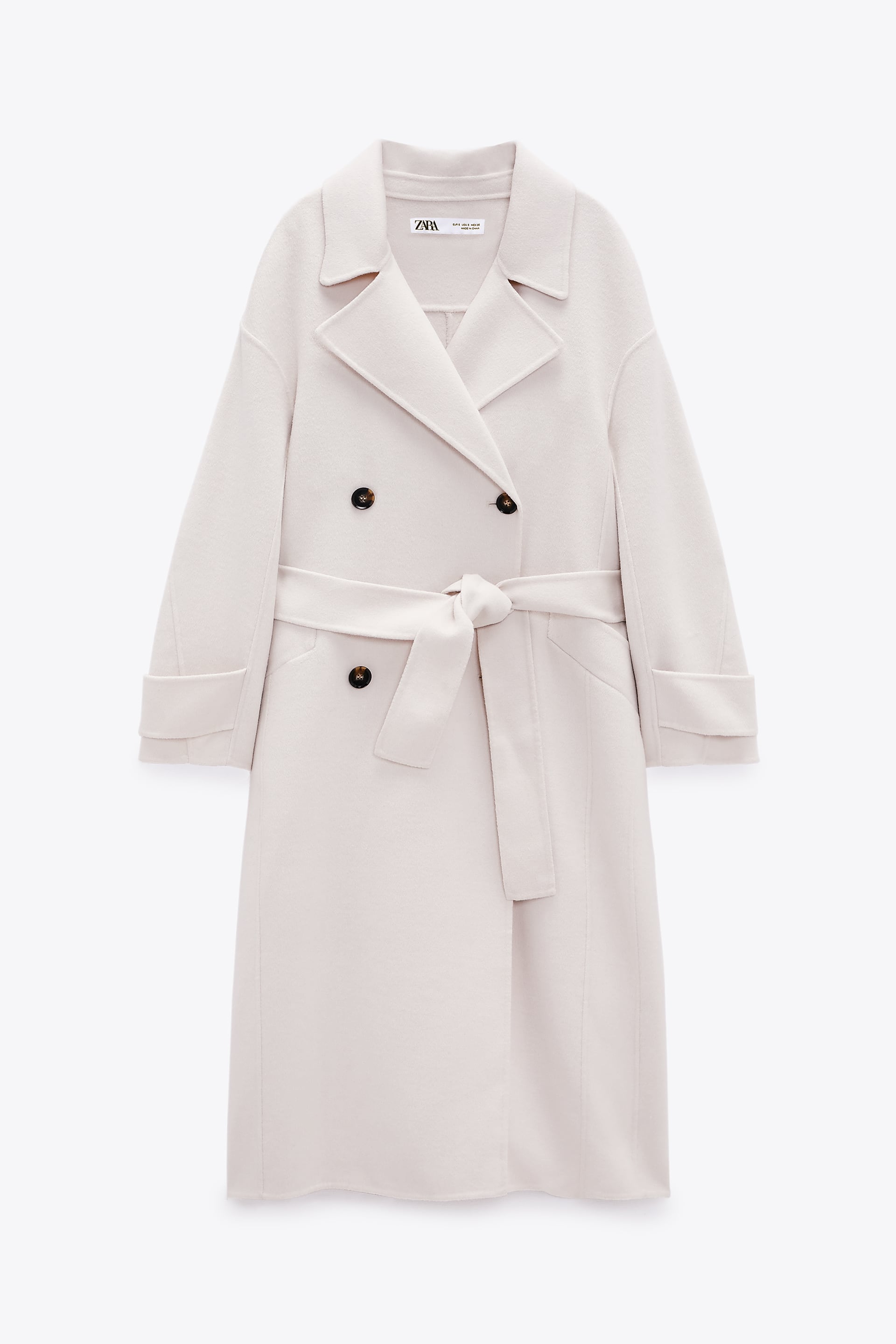 Women Details about ZARA WOMAN DOUBLE-BREASTED LIMITED EDITION TRENCH ...
