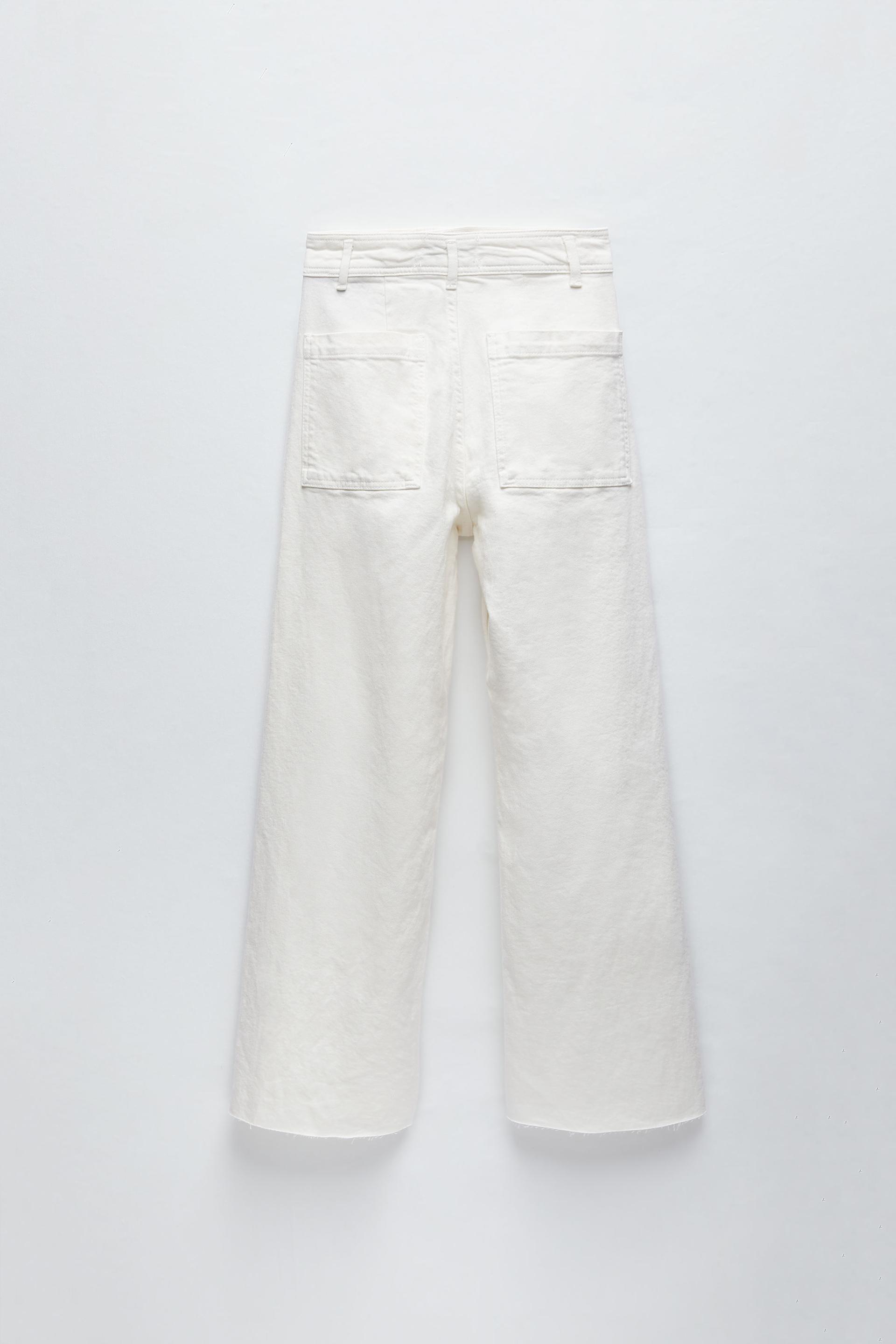 zara marine straight jeans