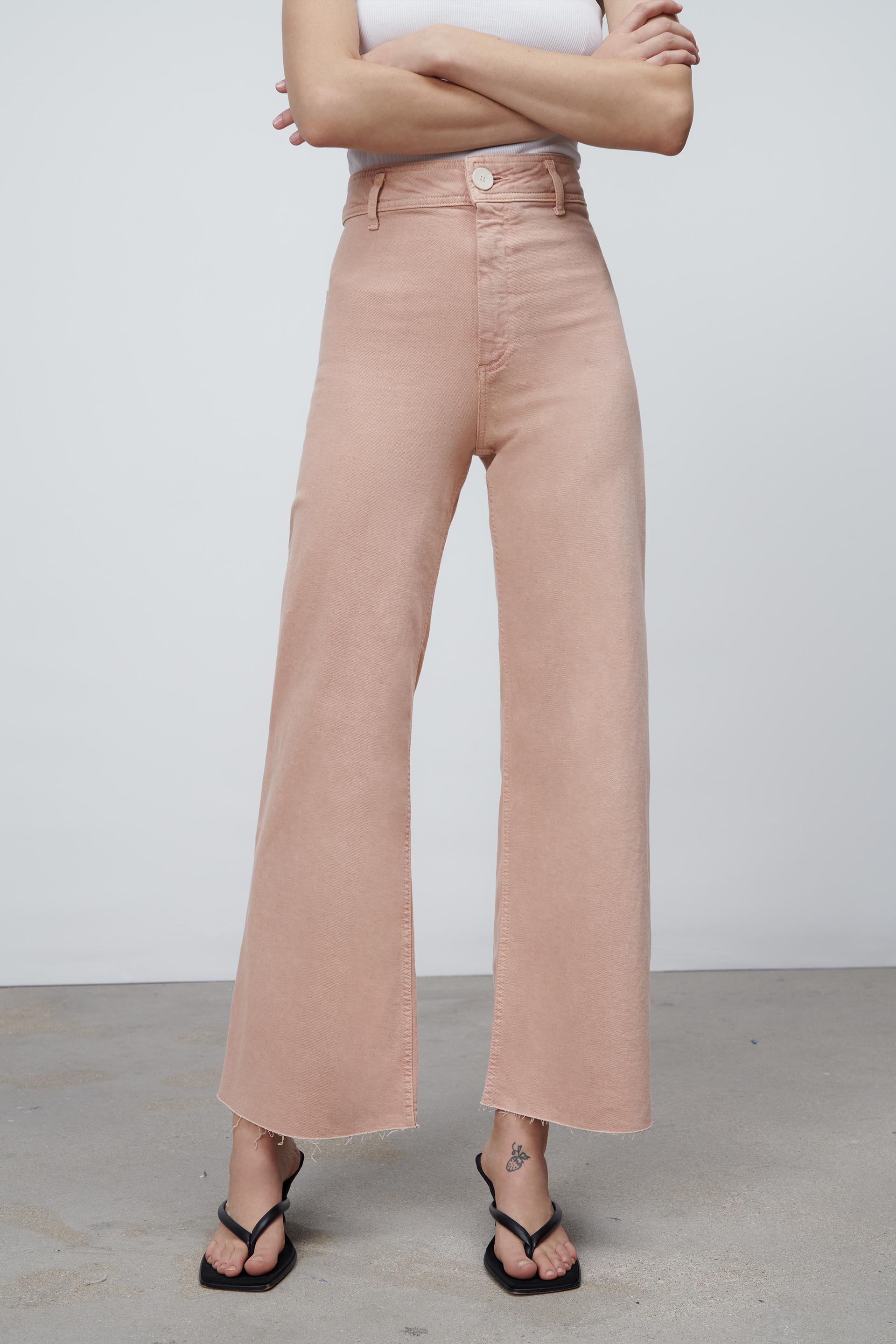 zara marine straight jeans
