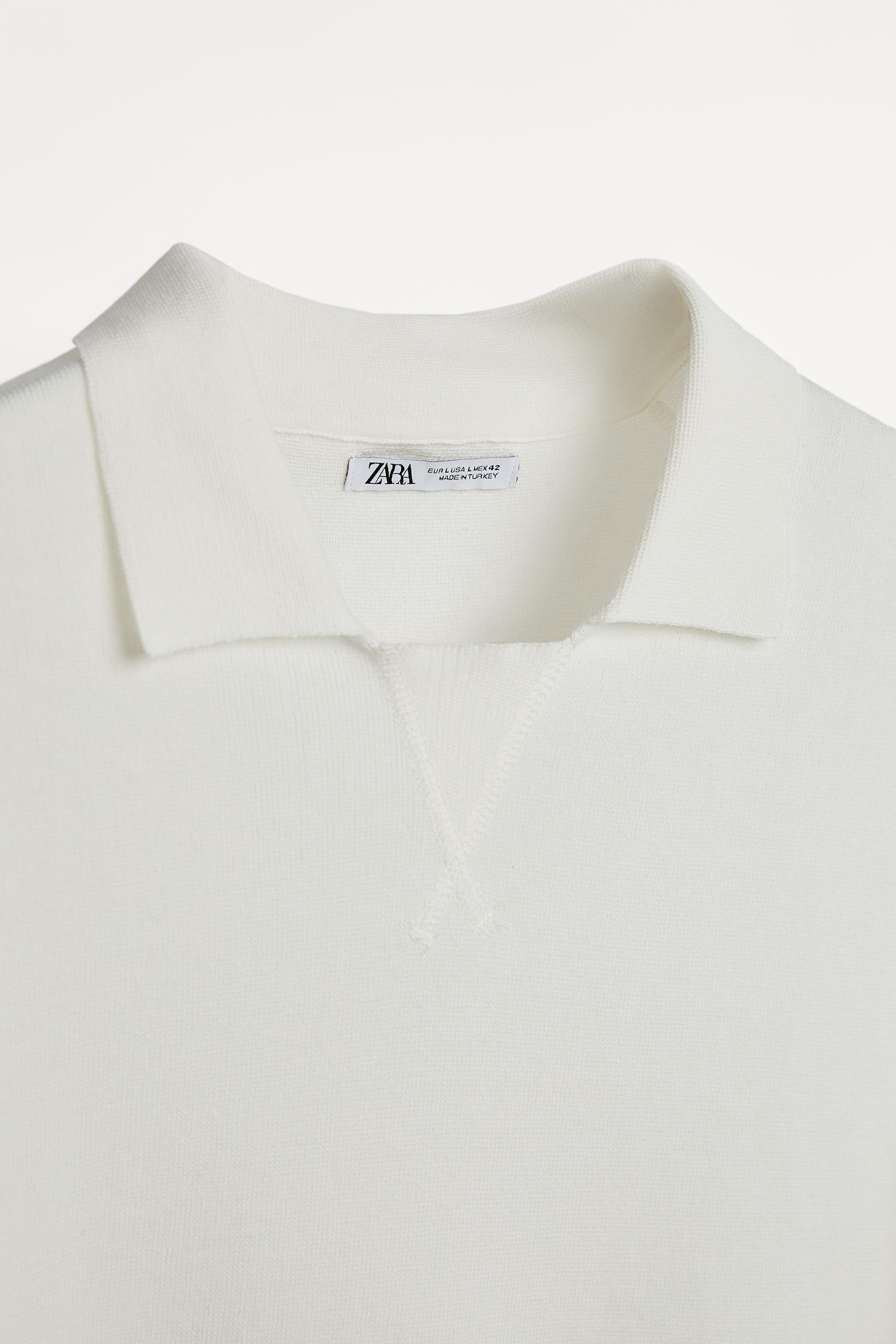 Zara KNIT POLO 105582960251