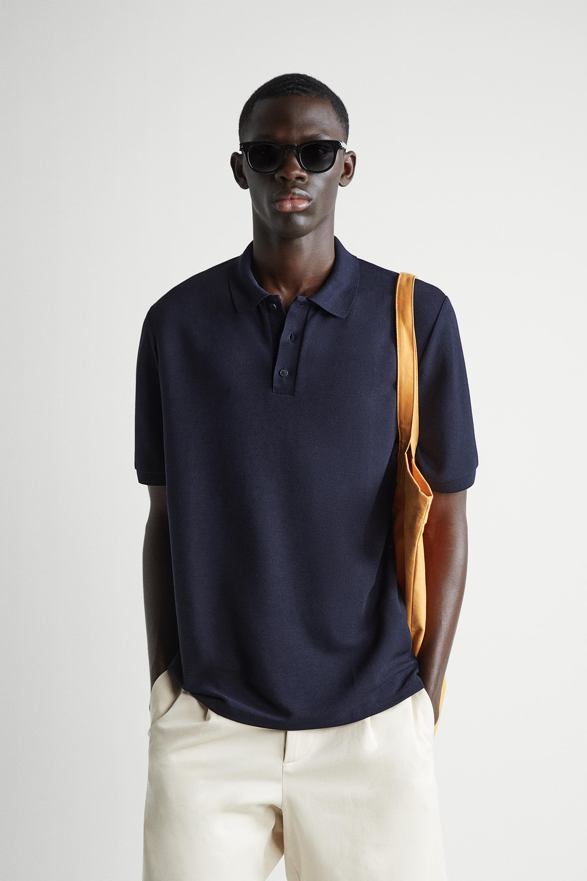 Zara KNIT POLO SHIRT 118608582401