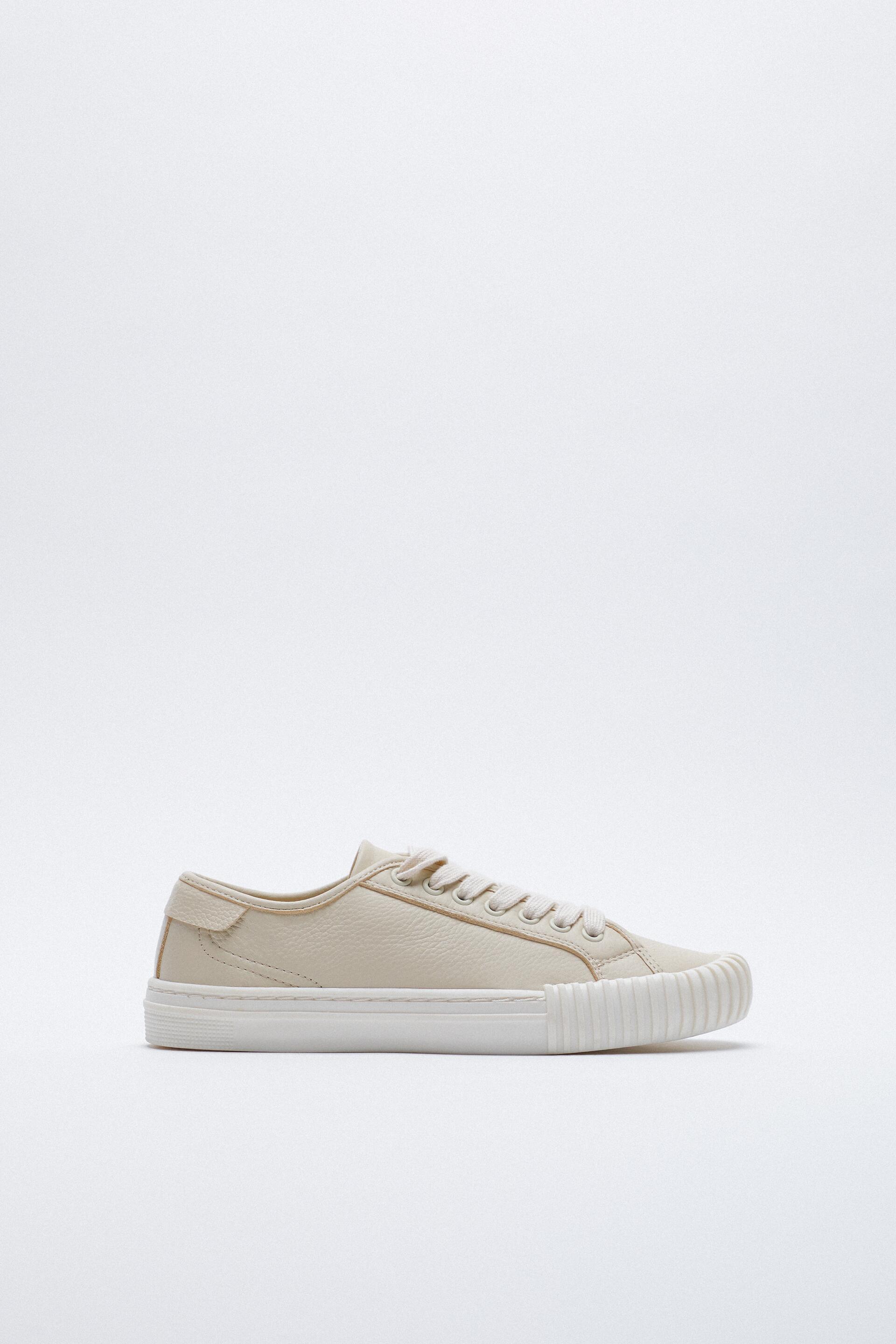 thwally soft leather trainers