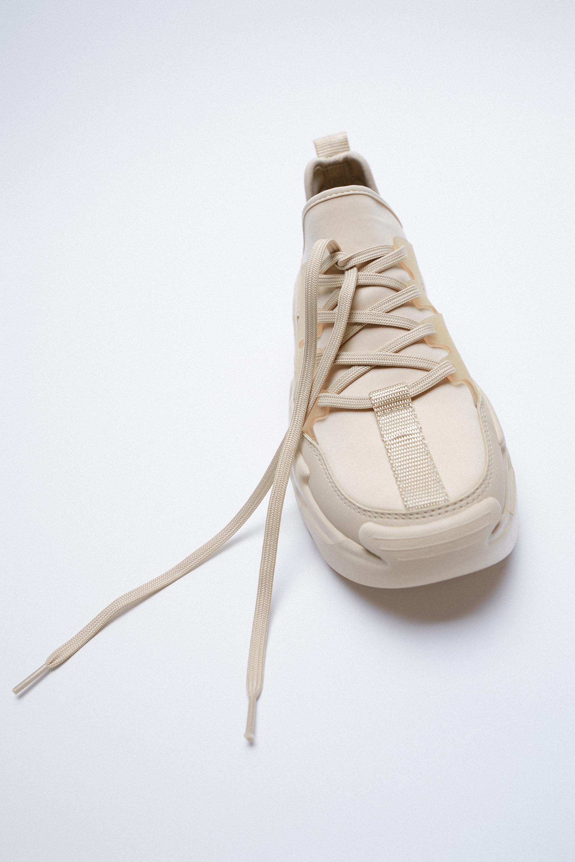 zara neoprene sneakers