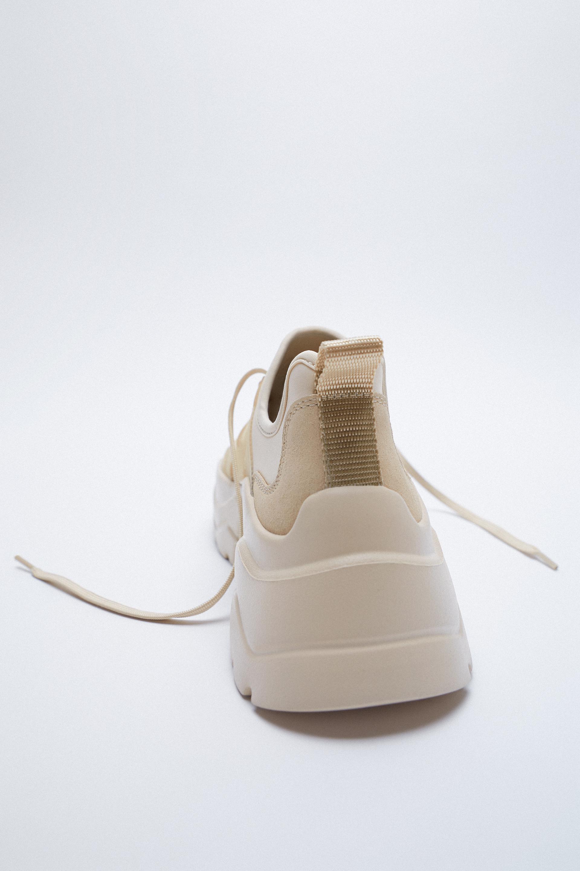 zara neoprene sneakers