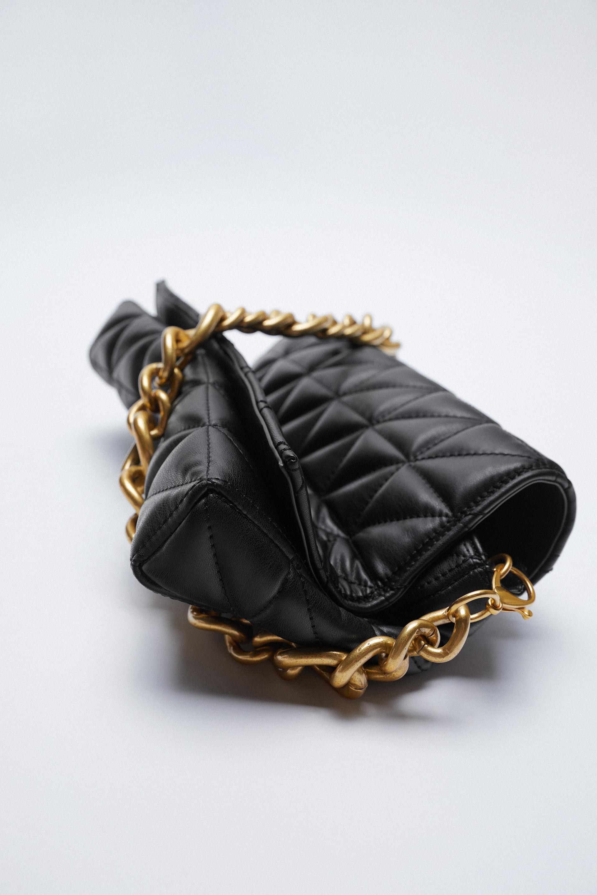 zara quilted backpack