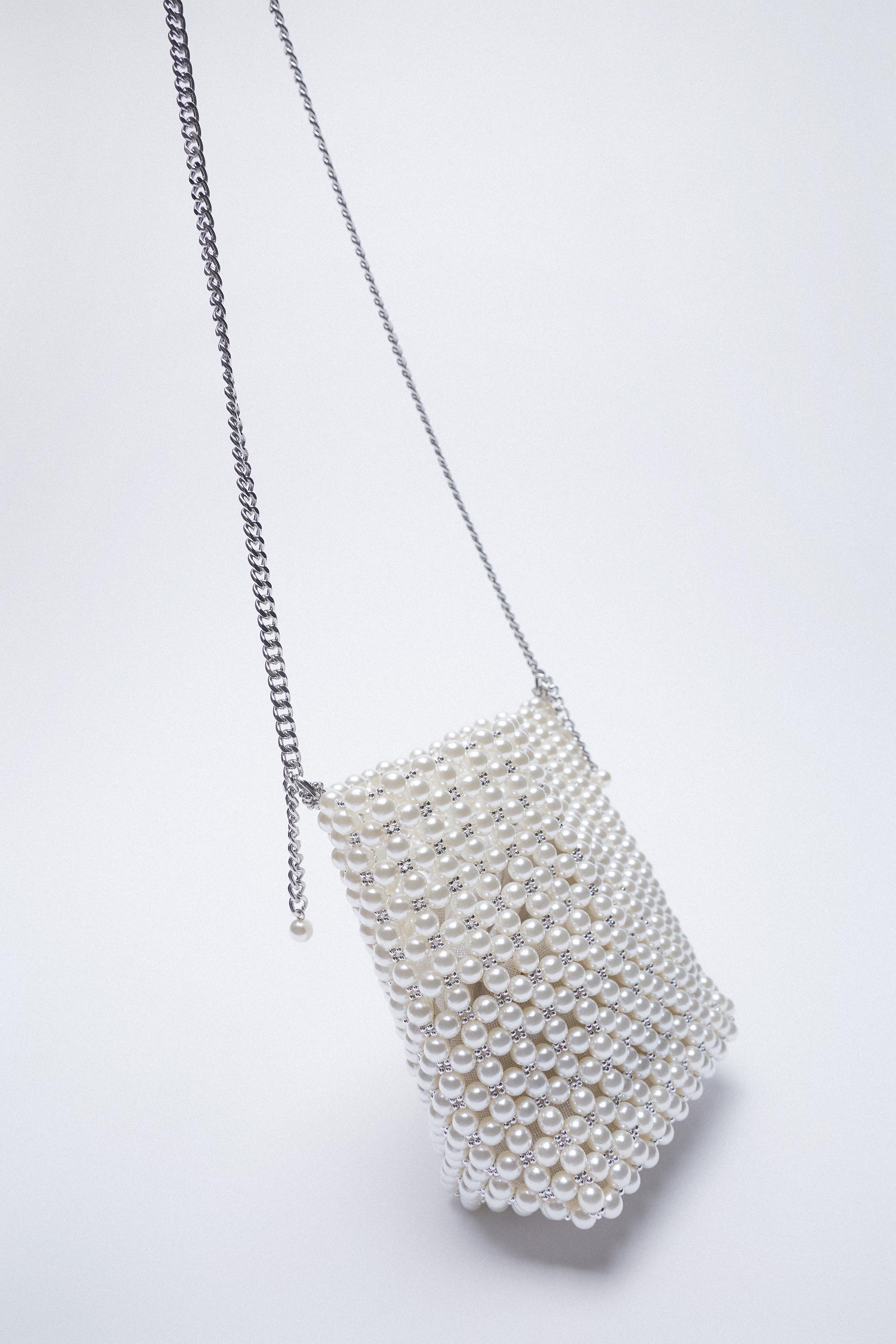 mini pearl purse