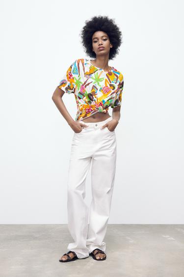 Zara Graphics Women's Graphic & Slogan T-shirts | Explore our New Arrivals | ZARA India
