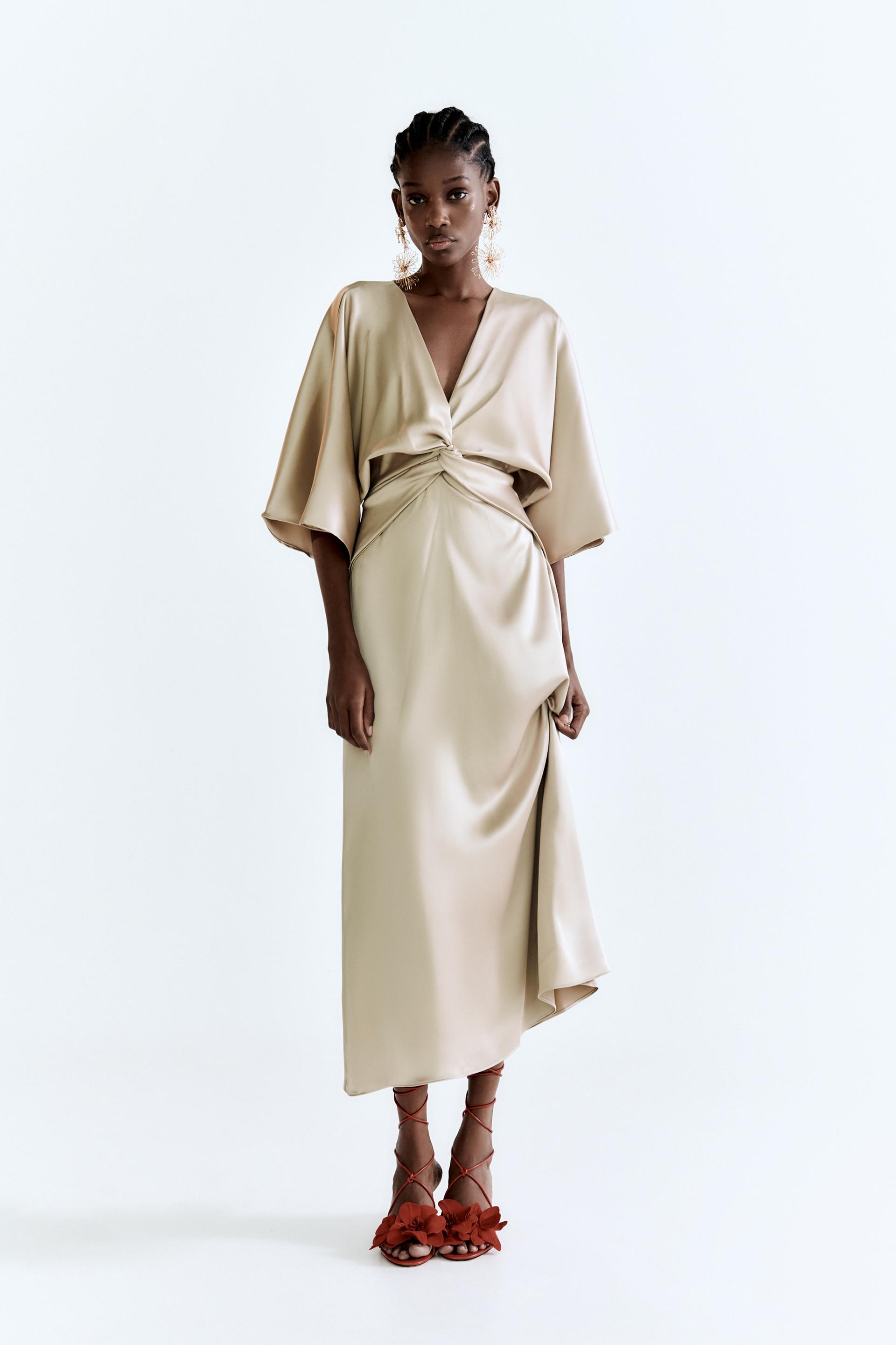 SATIN DRESS | ubicaciondepersonas.cdmx.gob.mx 0387 193 zara