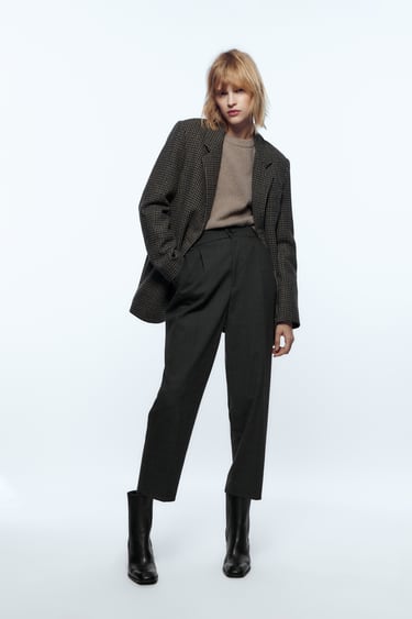 Women's Smart Trousers | Online Sale | ZARA United Kingdom