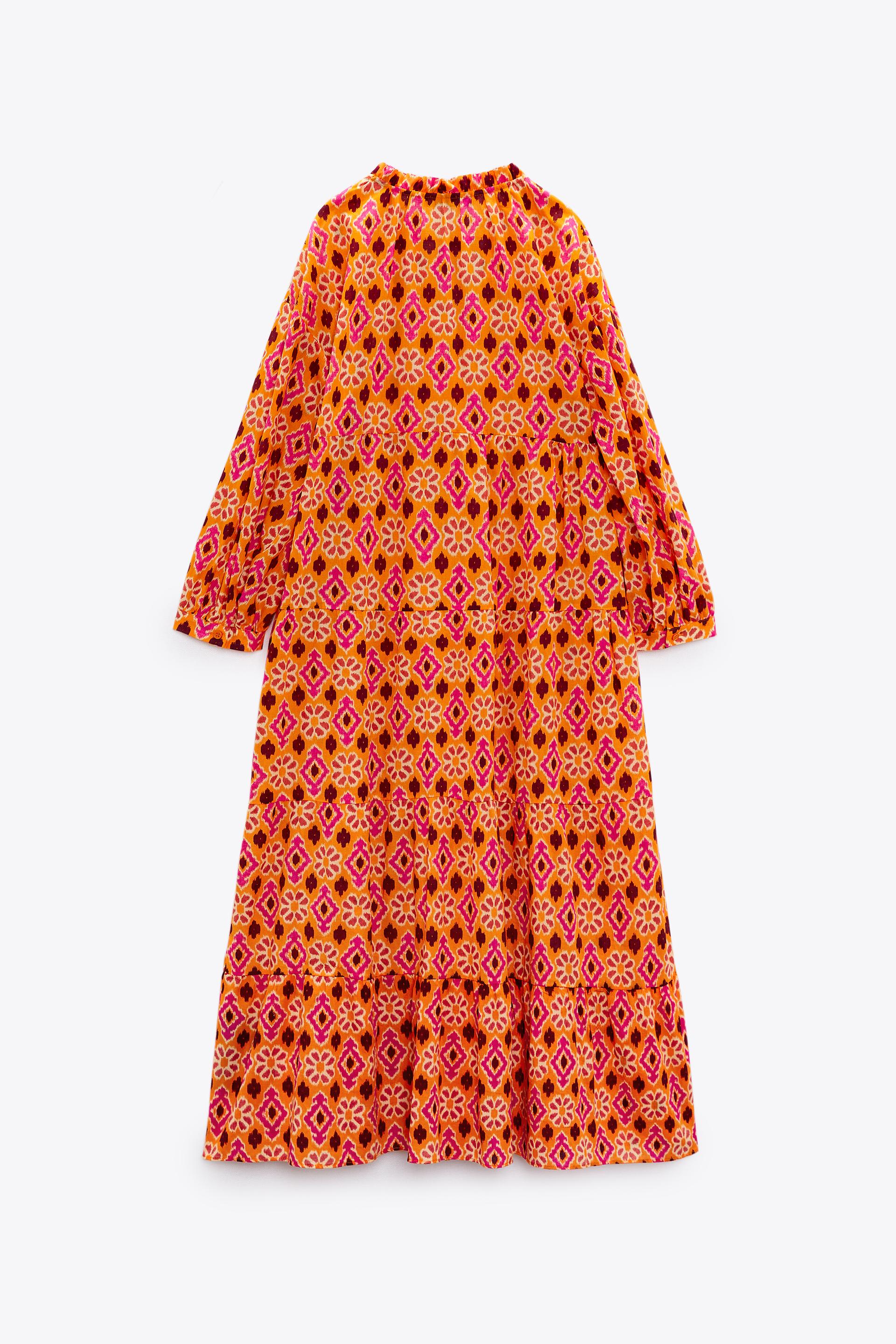 Nuklear Kühlschrank Schwein robe longue orange zara Snack Operator Grüßen