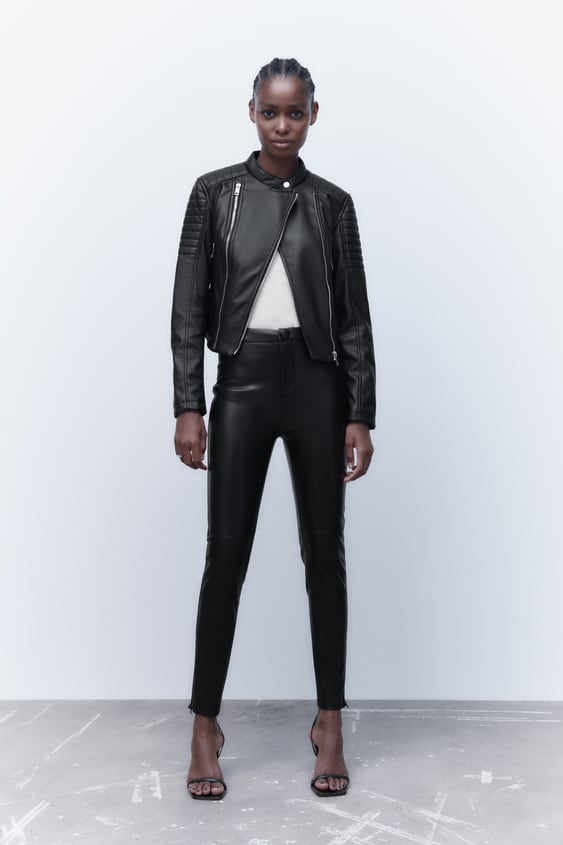 Zara Leather Shirt Jacket | ubicaciondepersonas.cdmx.gob.mx