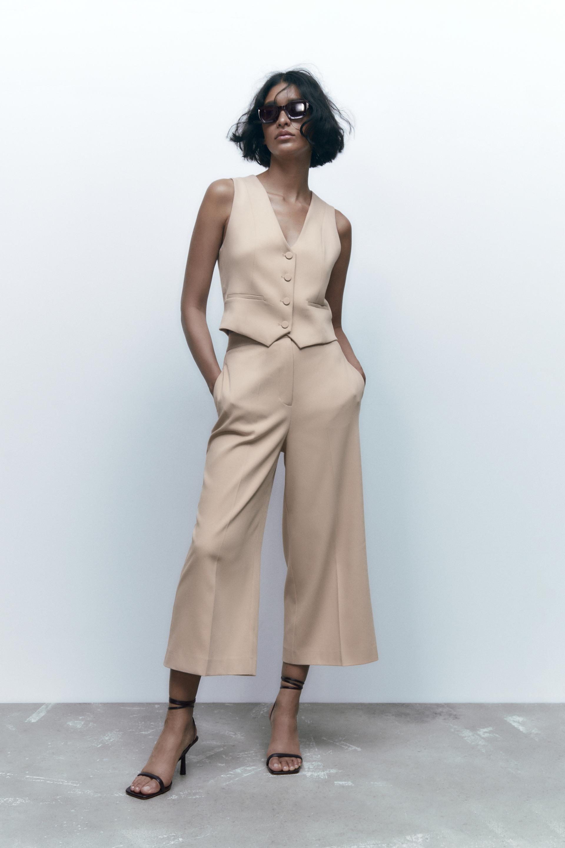 Tailleur Beige Zara ubicaciondepersonas.cdmx.gob.mx