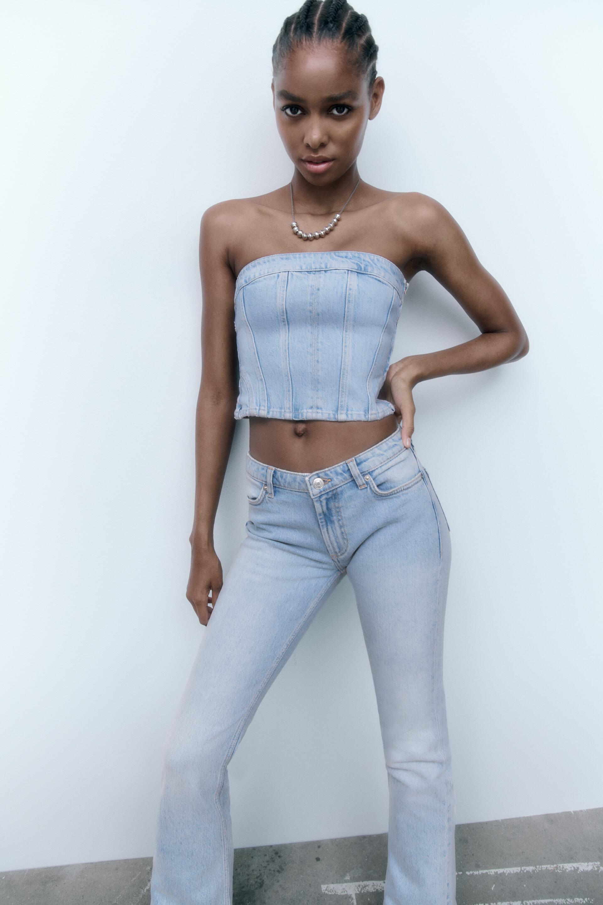 Zara Trf Low Rise Flare Jeans - Big Apple Buddy