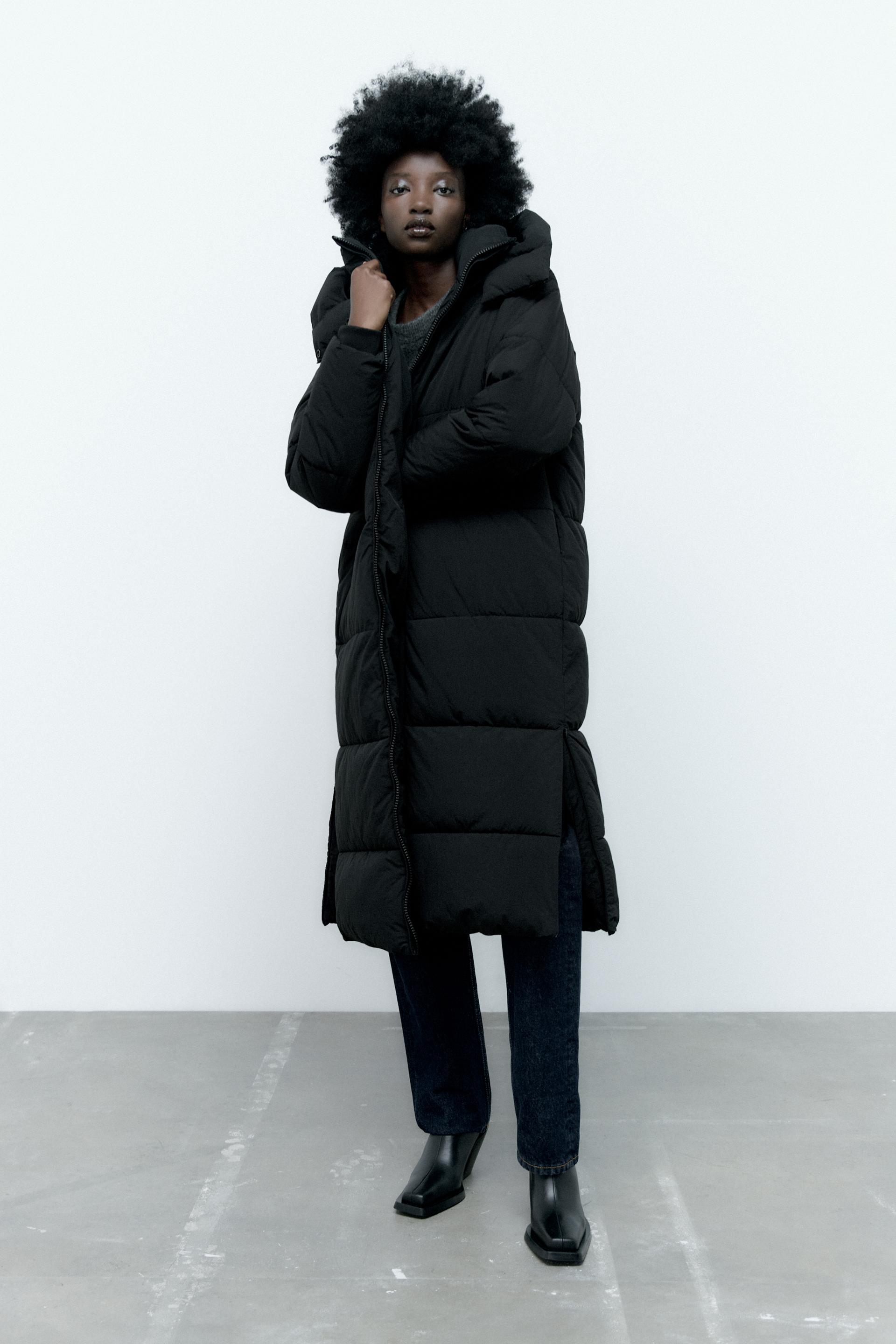 Zara Puffer Coat With Fur Hood Atelier yuwa ciao jp zara-puffer-coat-with-fur-hood-atelier-yuwa-ciao-jp