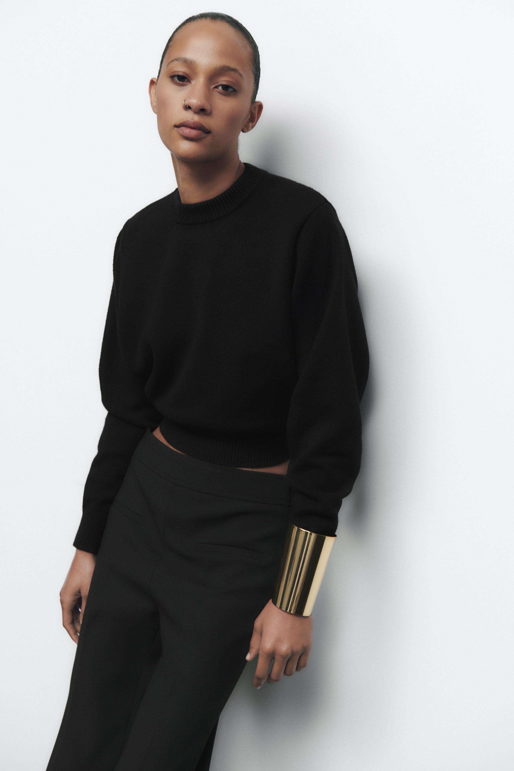Zara CROP KNIT SWEATER Mall of America®